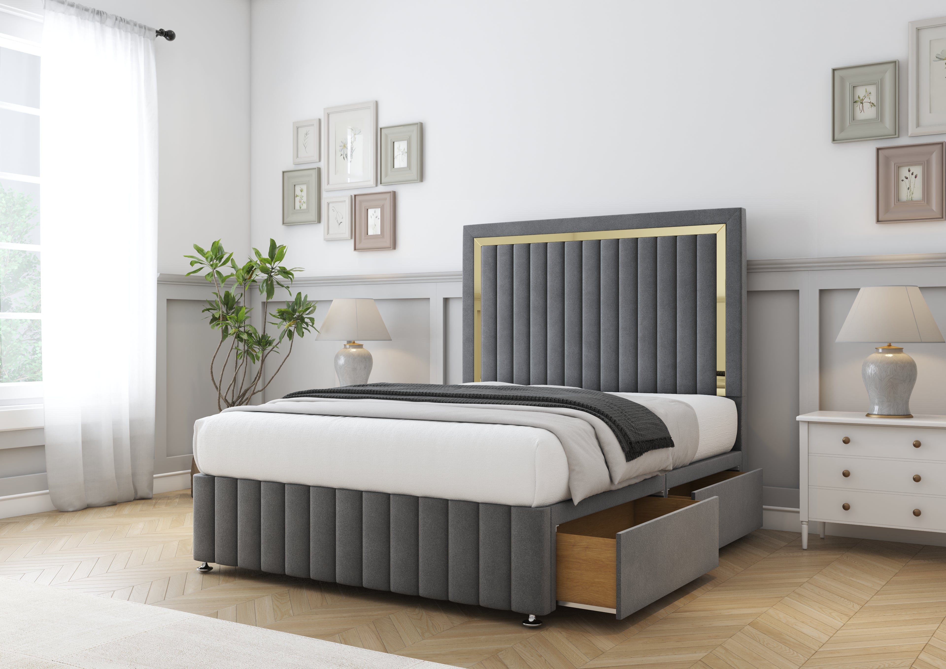 Boston Gold Divan Bed