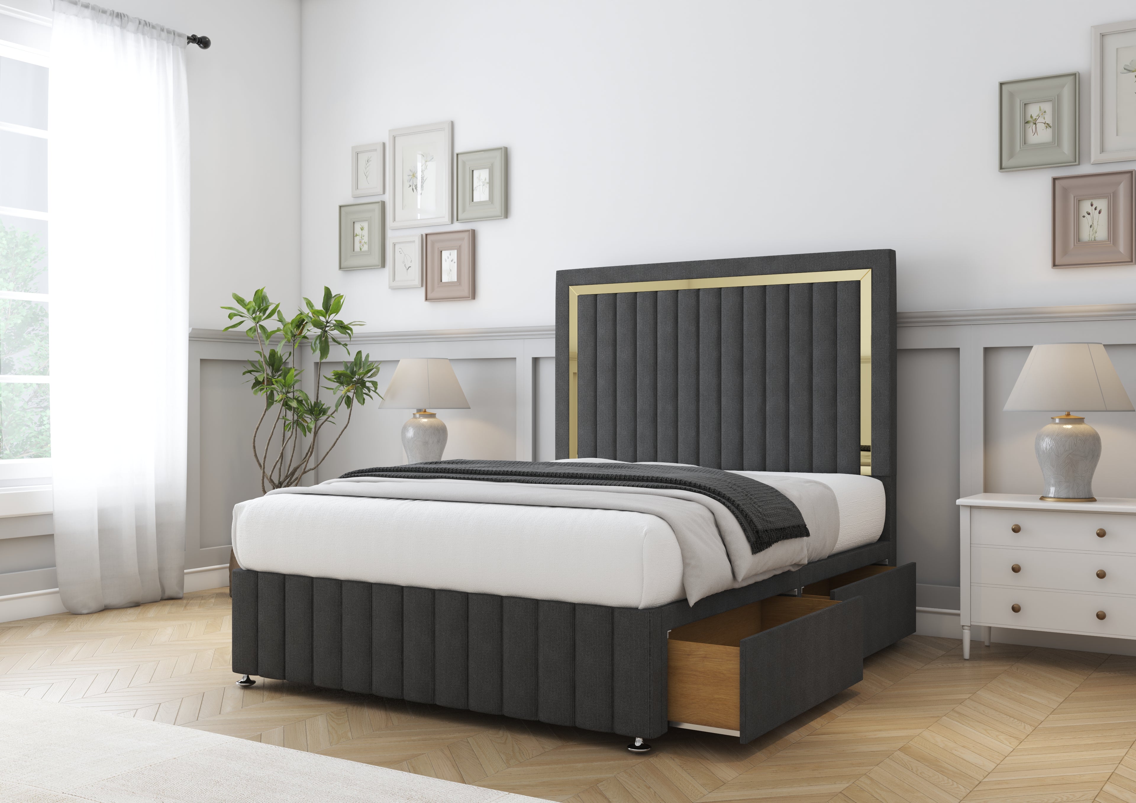 Boston Gold Divan Bed