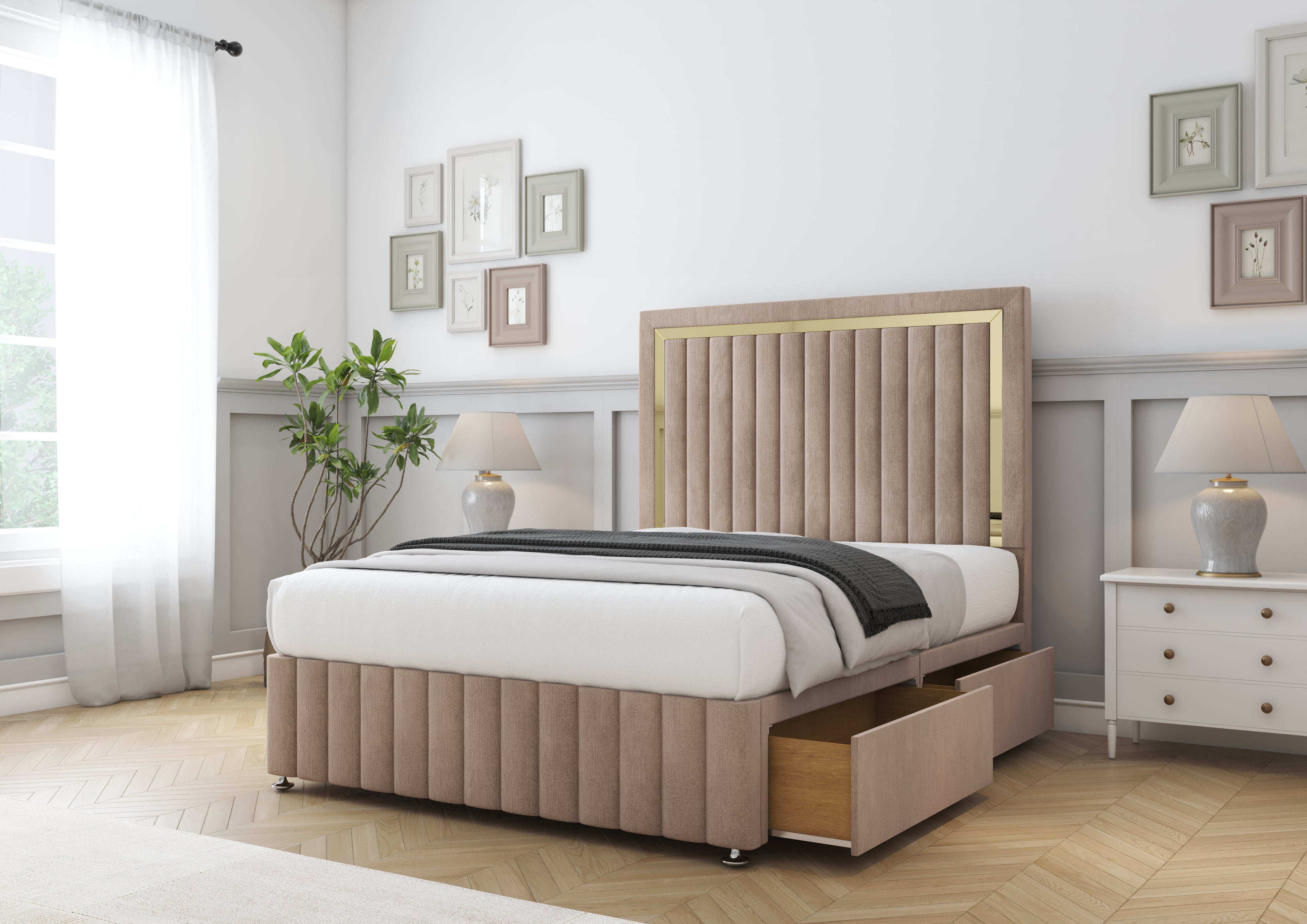 Boston Gold Divan Bed