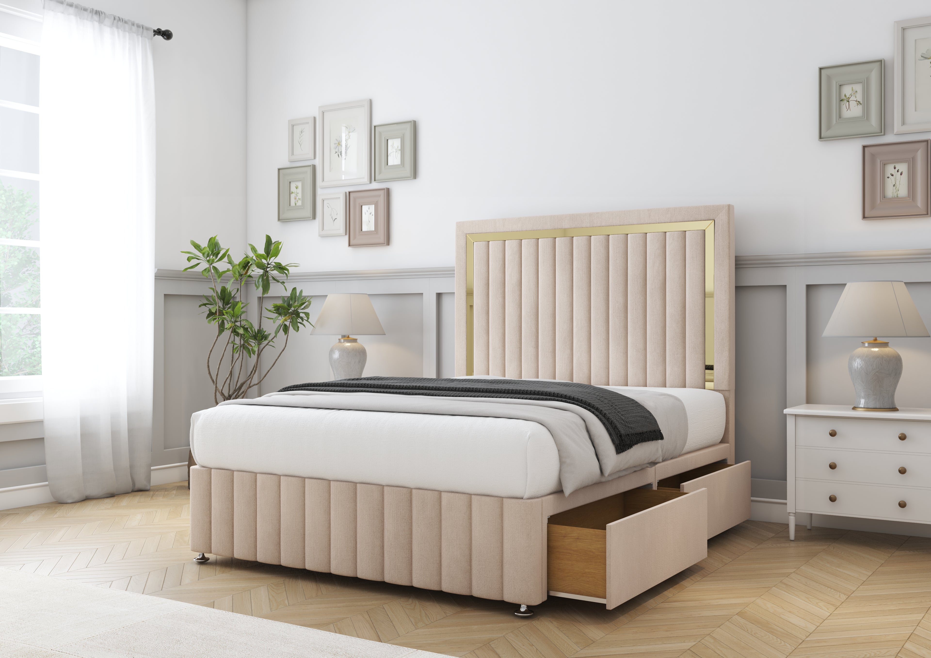 Boston Gold Divan Bed