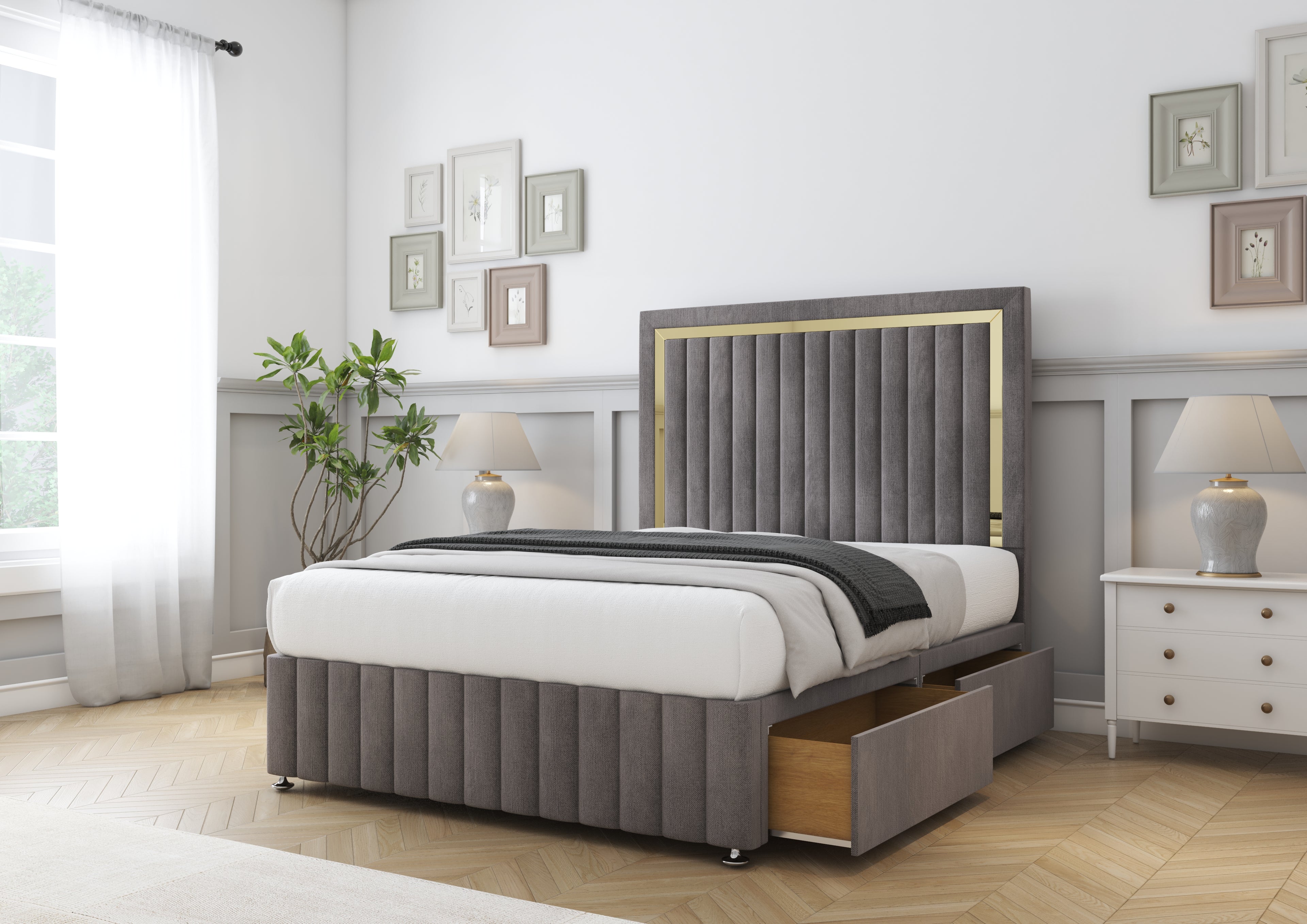 Boston Gold Divan Bed