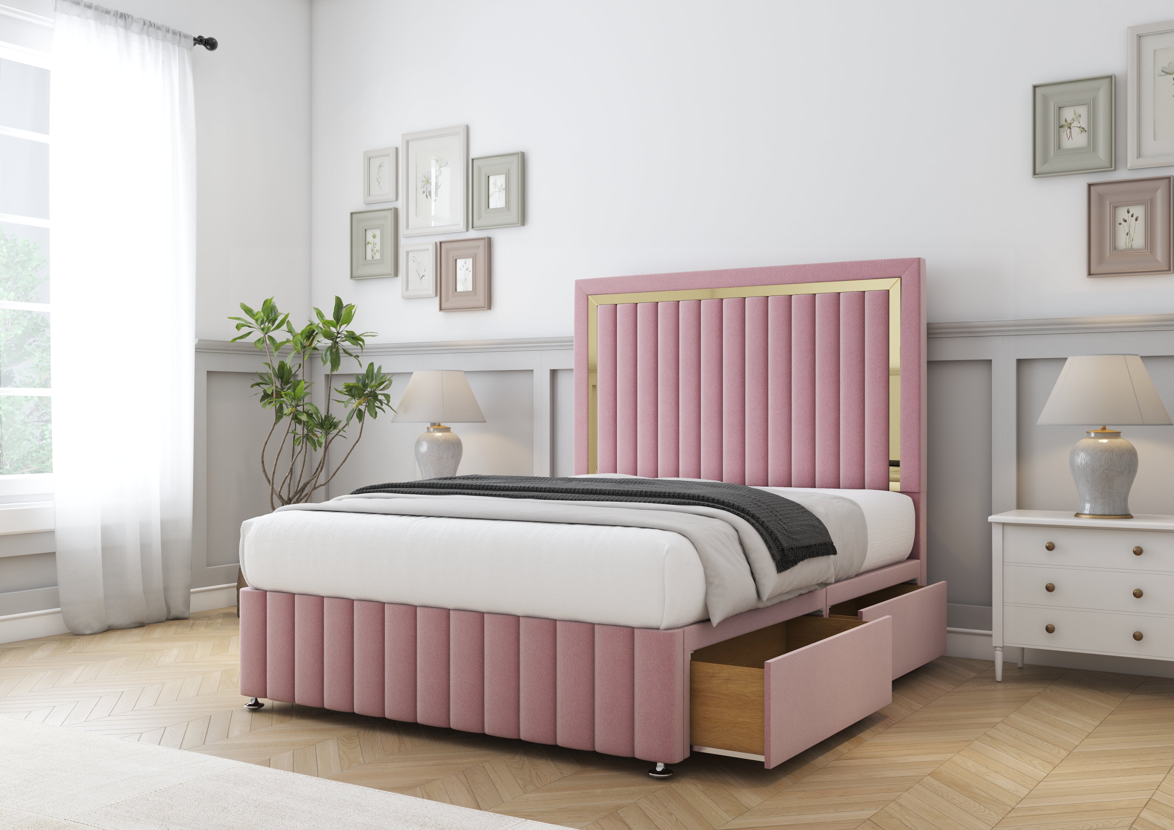 Boston Gold Divan Bed