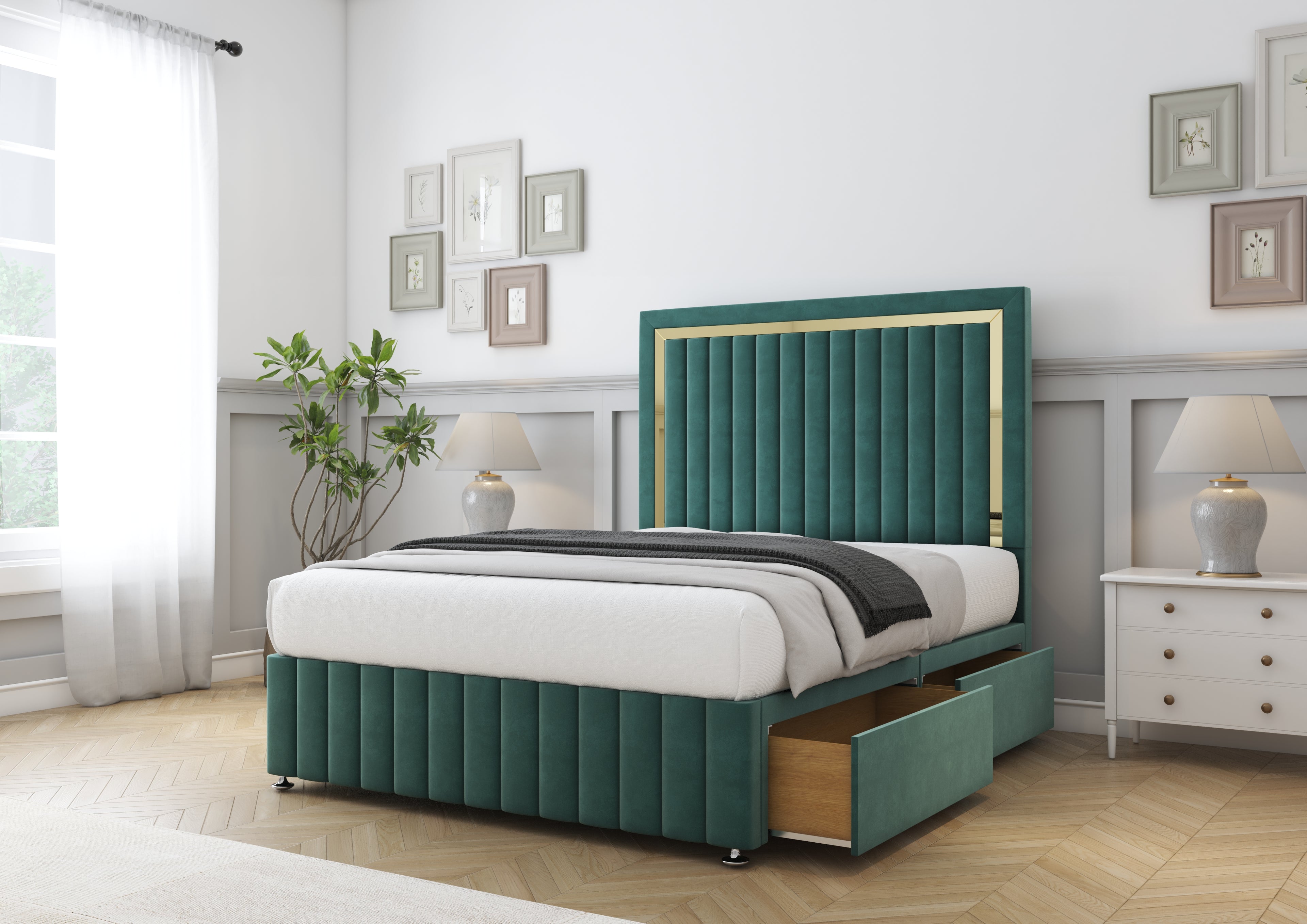 Boston Gold Divan Bed