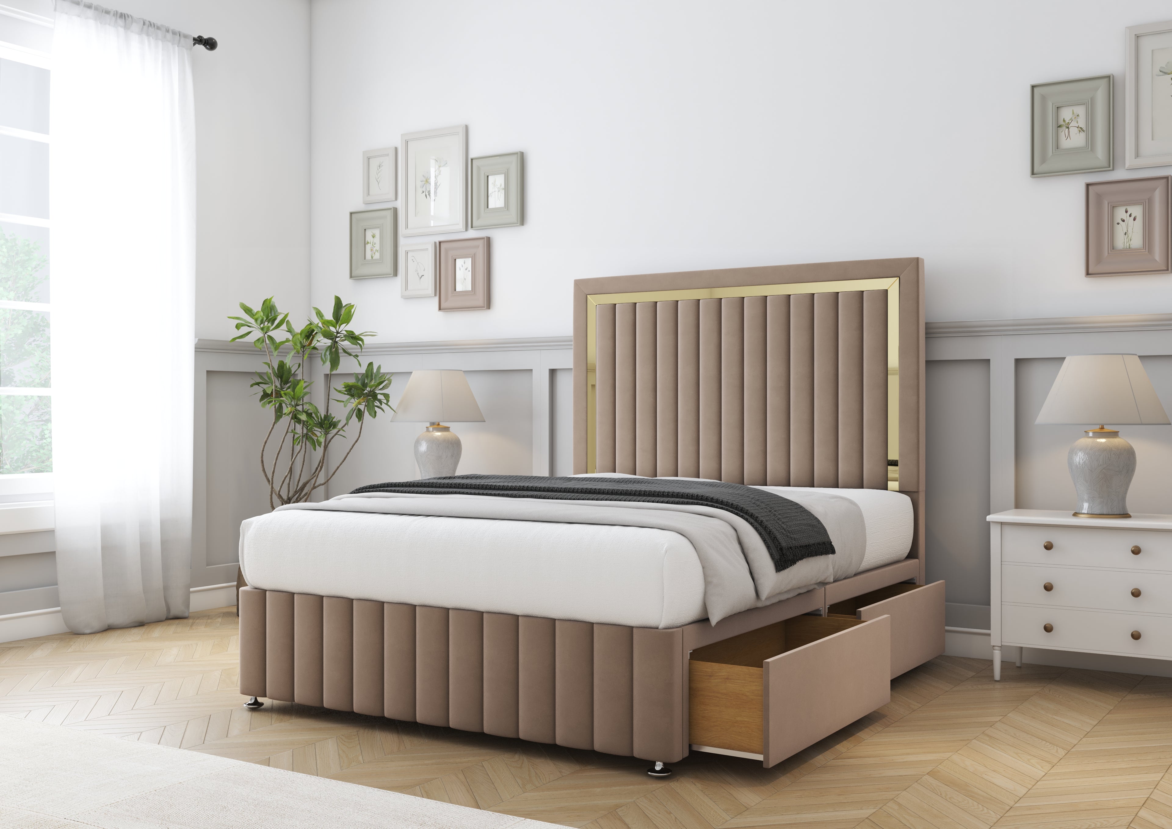 Boston Gold Divan Bed