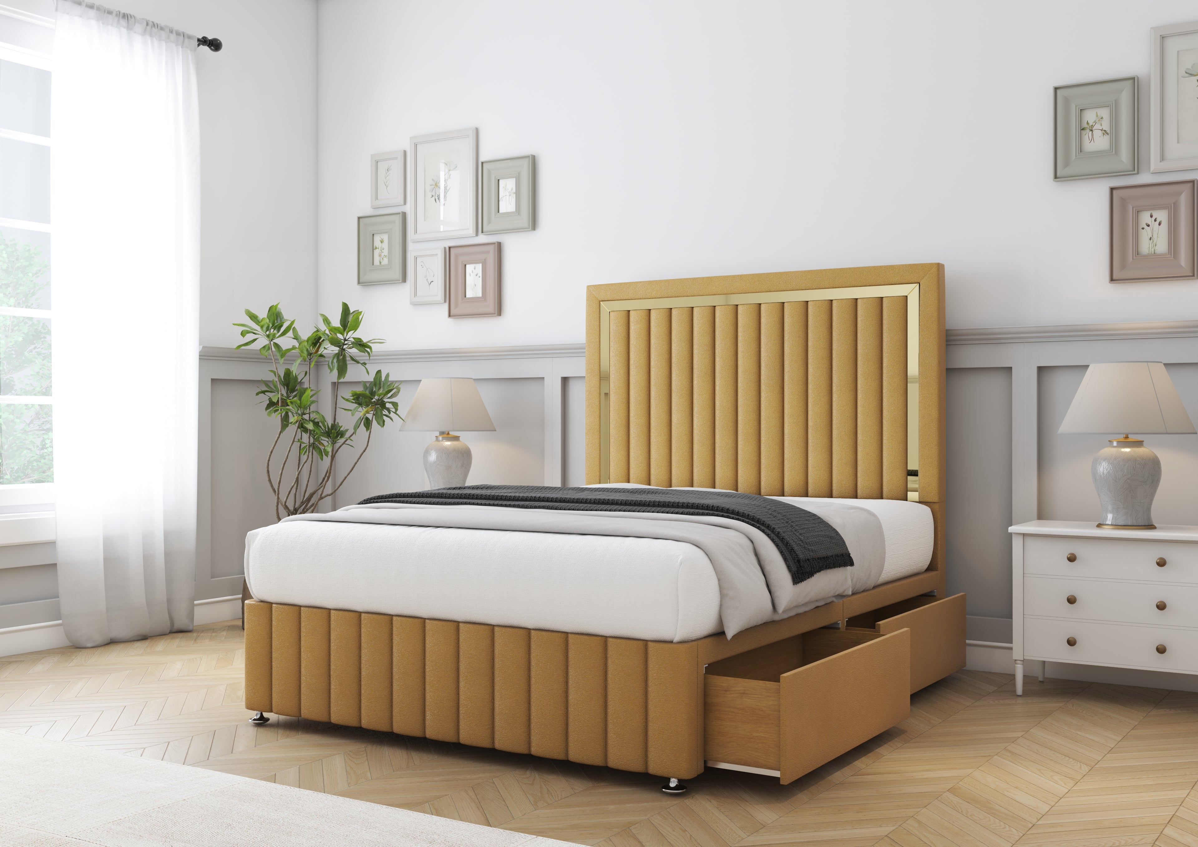 Boston Gold Divan Bed