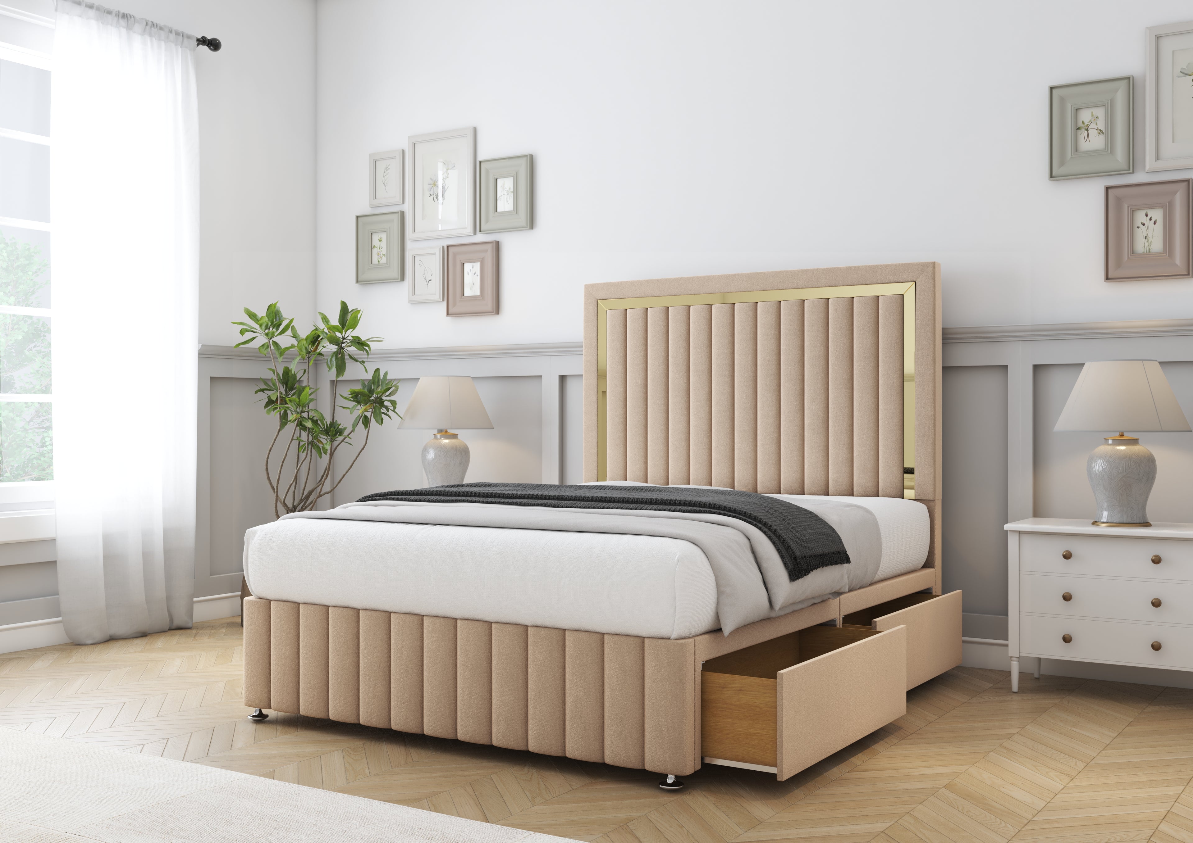 Boston Gold Divan Bed