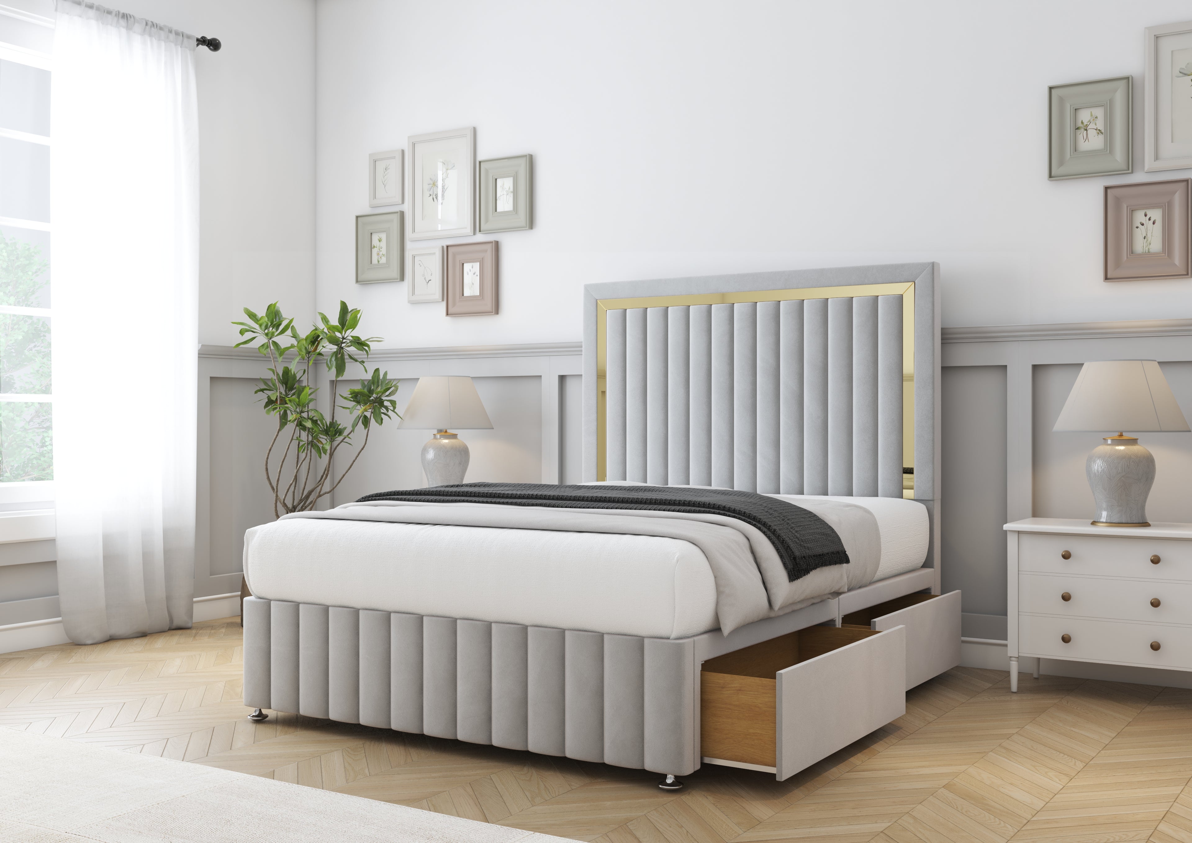 Boston Gold Divan Bed