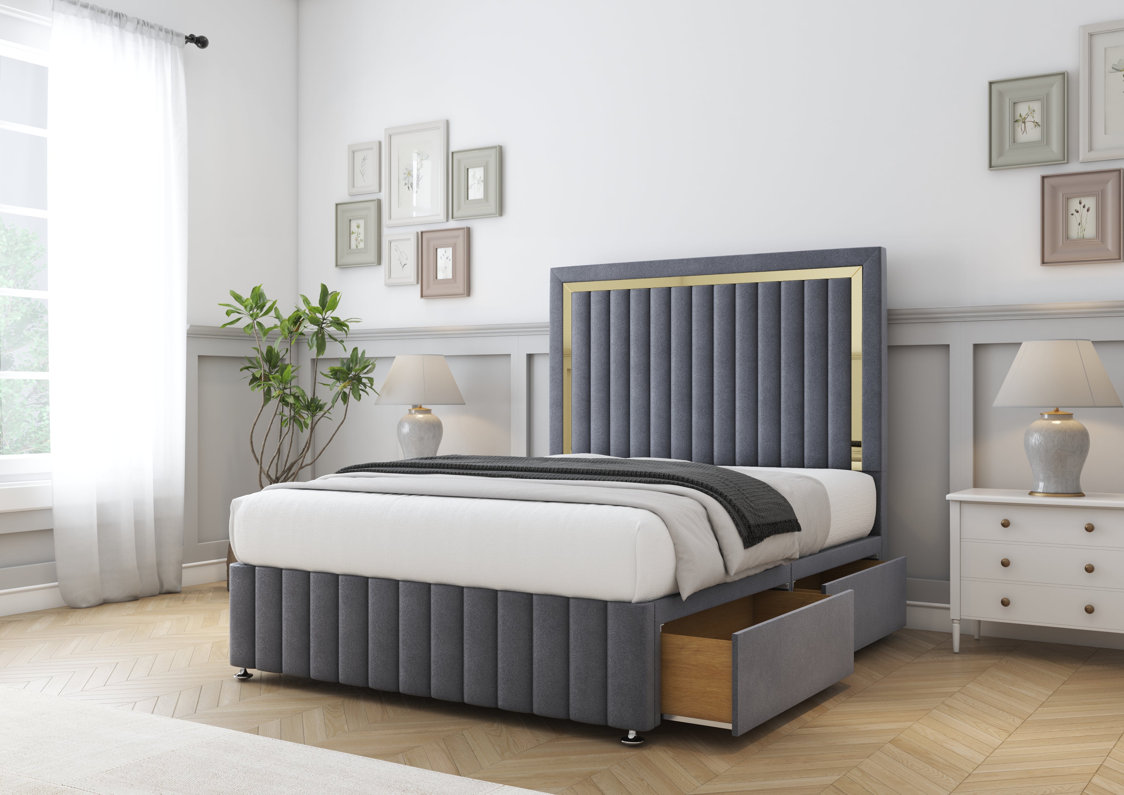 Boston Gold Divan Bed