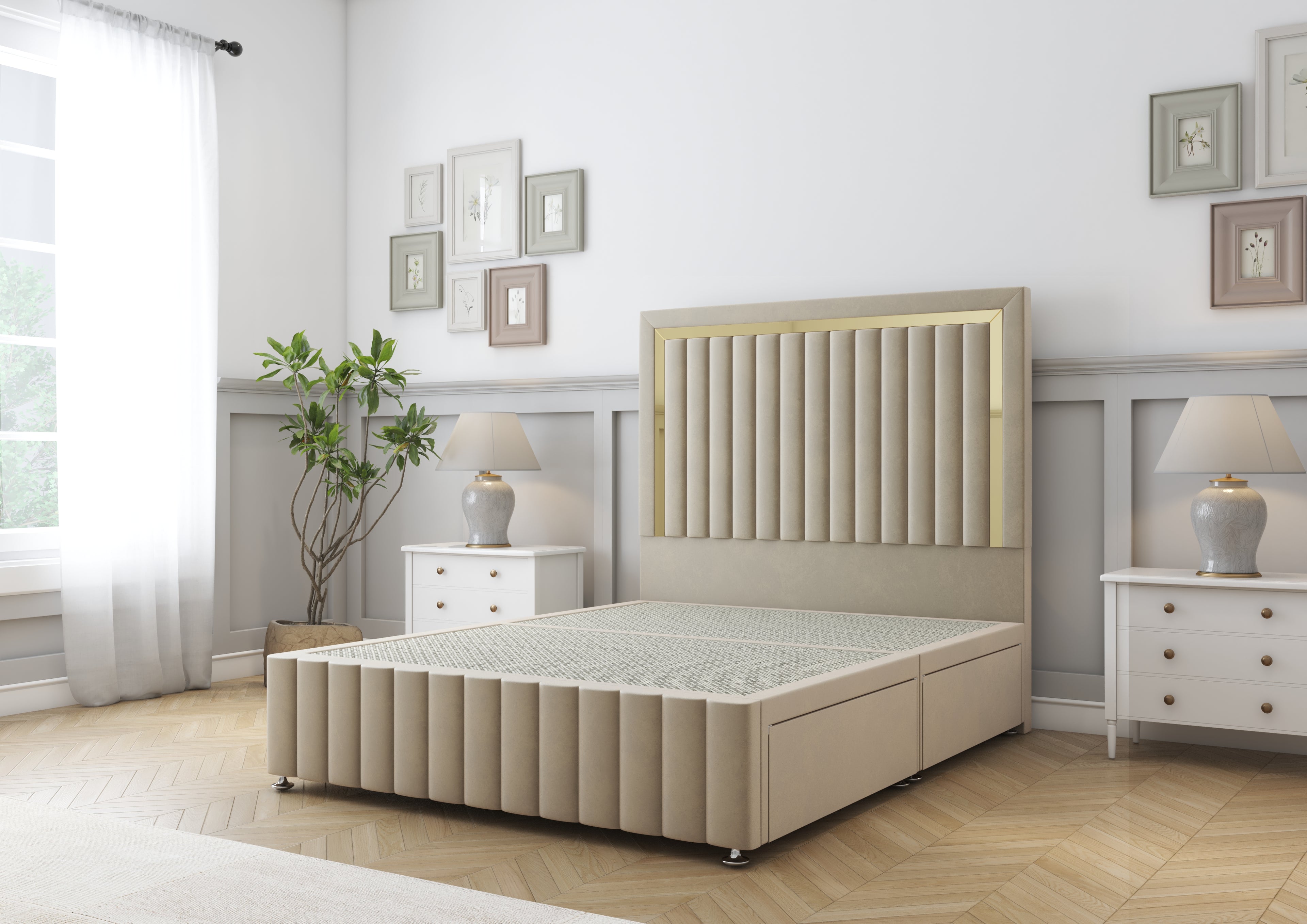 Boston Gold Divan Bed