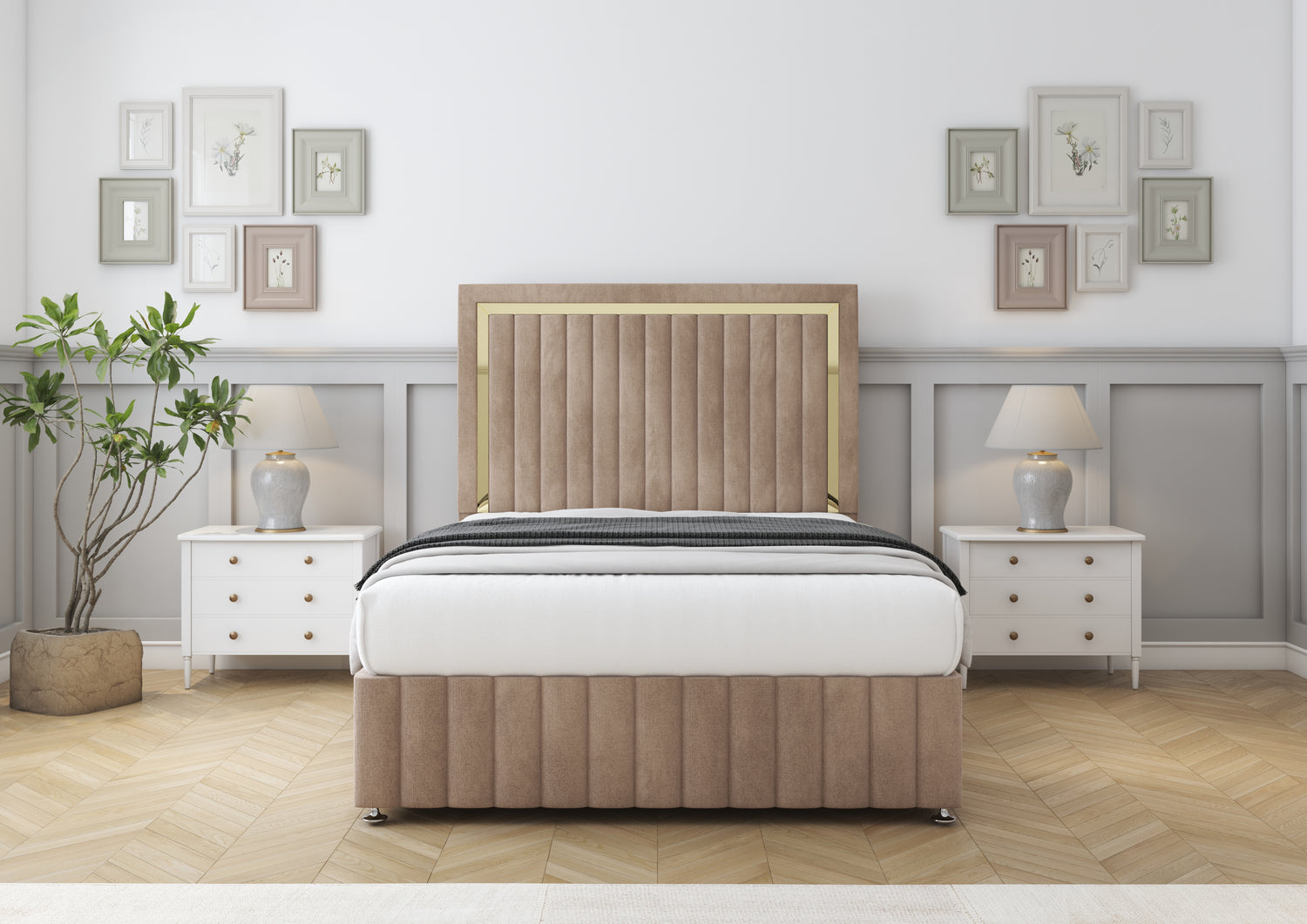 Boston Gold Divan Bed