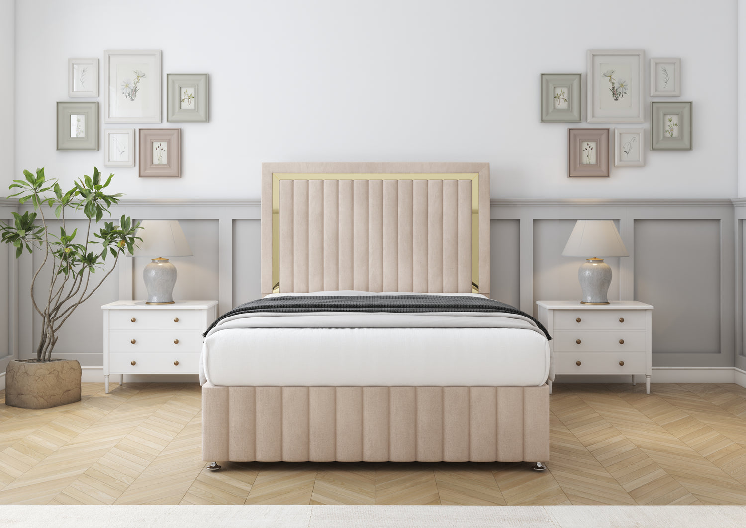 Boston Gold Divan Bed