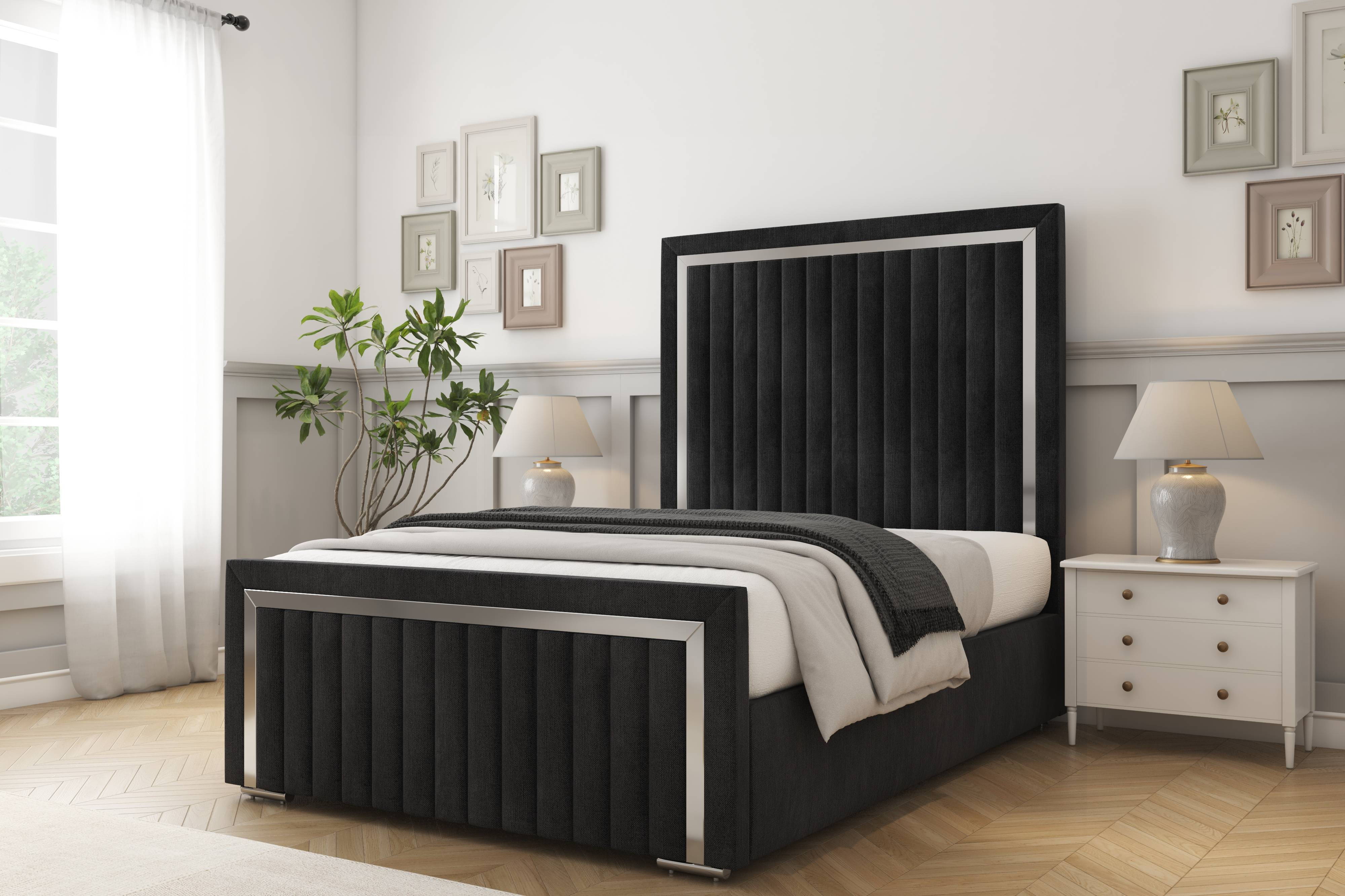 Boston Chrome Bed frame