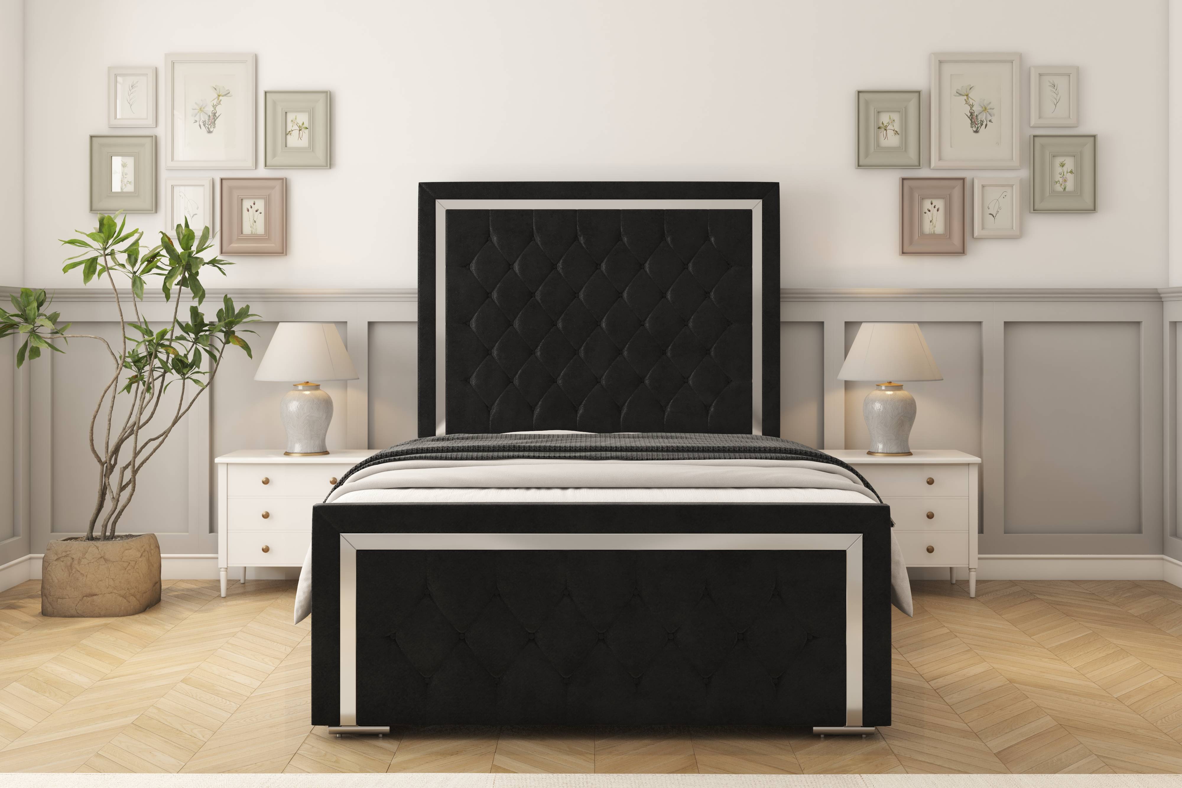Sofia Chrome Bed frame