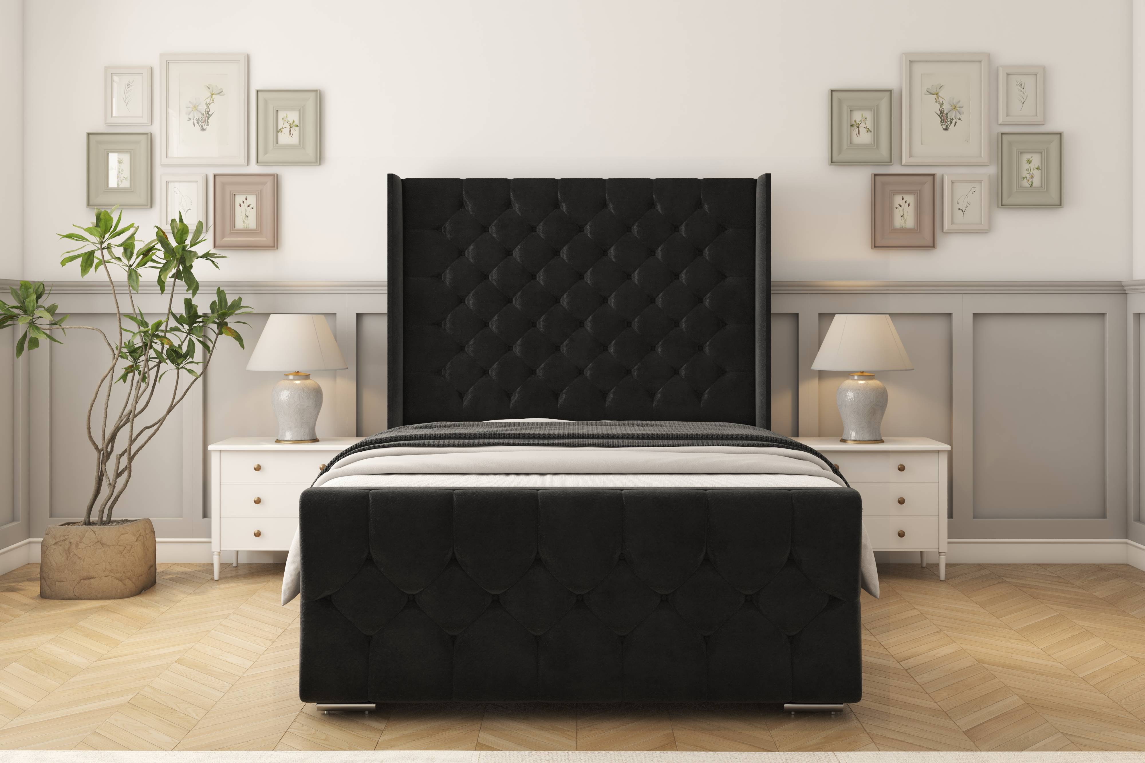 Monte Carlo bed frame
