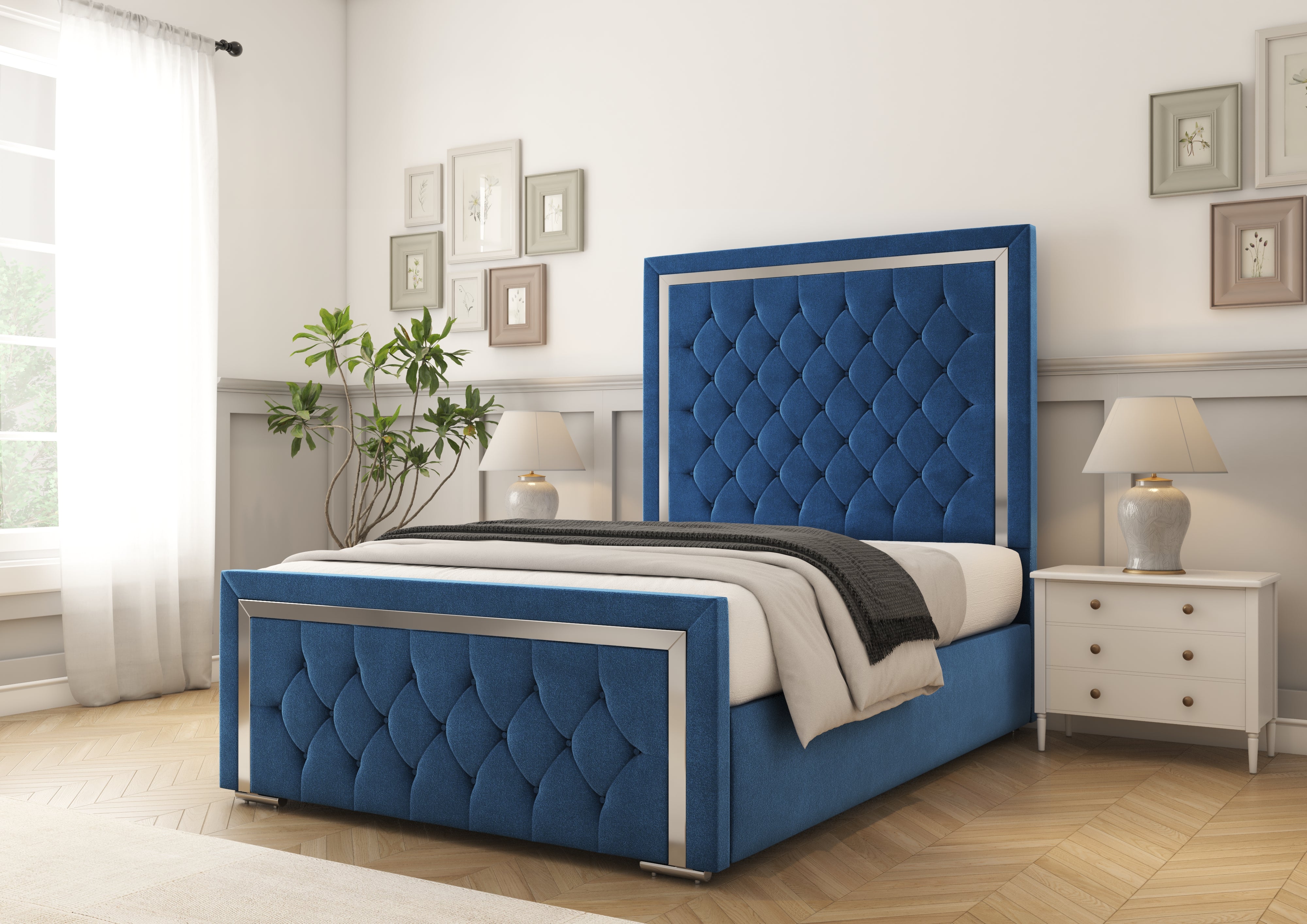 Sofia Chrome Bed frame