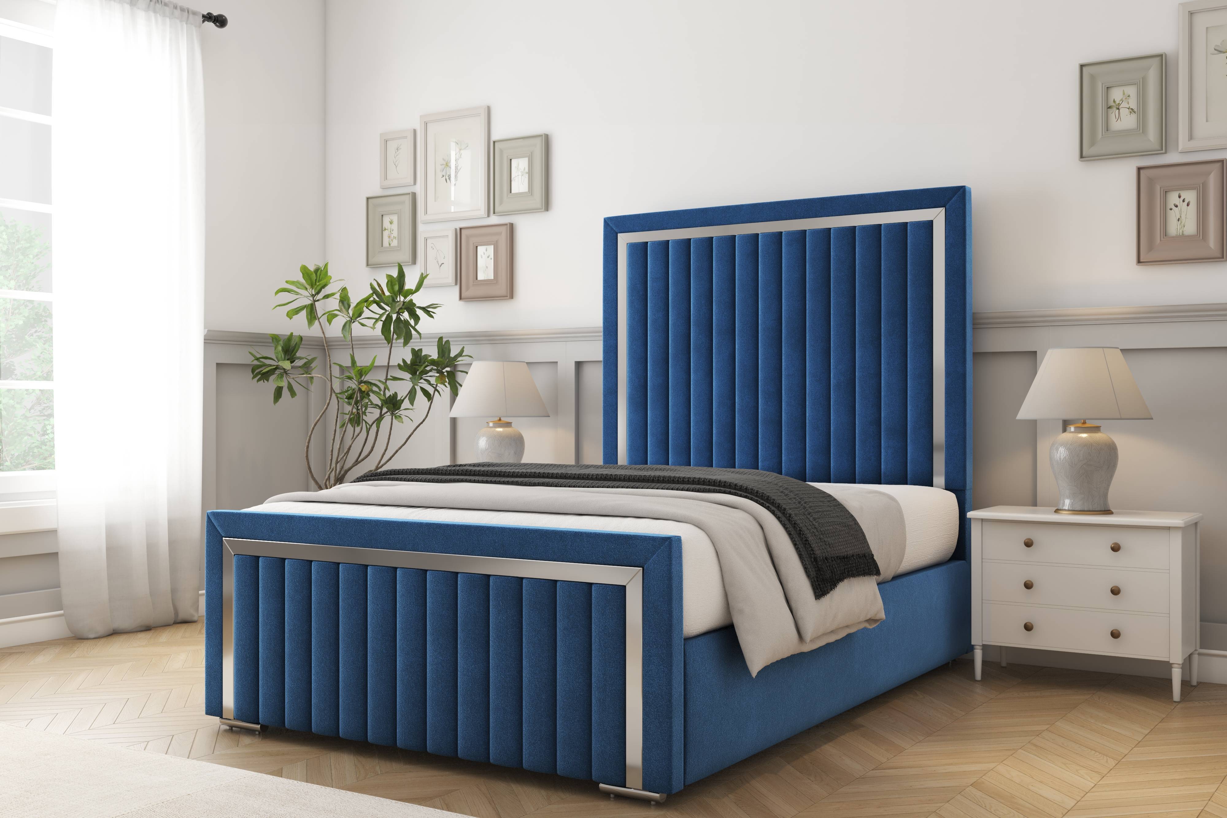 Boston Chrome Bed frame
