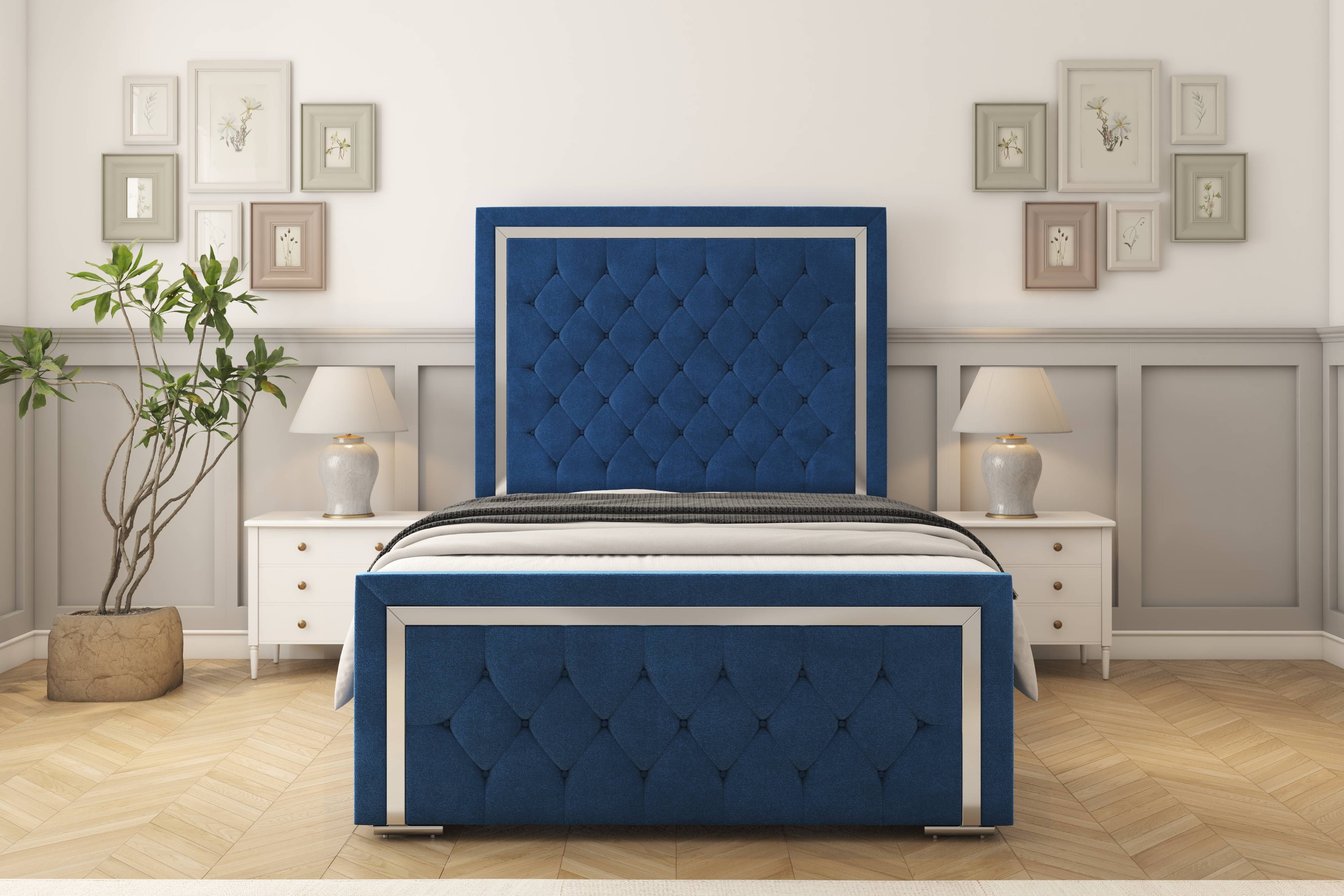 Sofia Chrome Bed frame