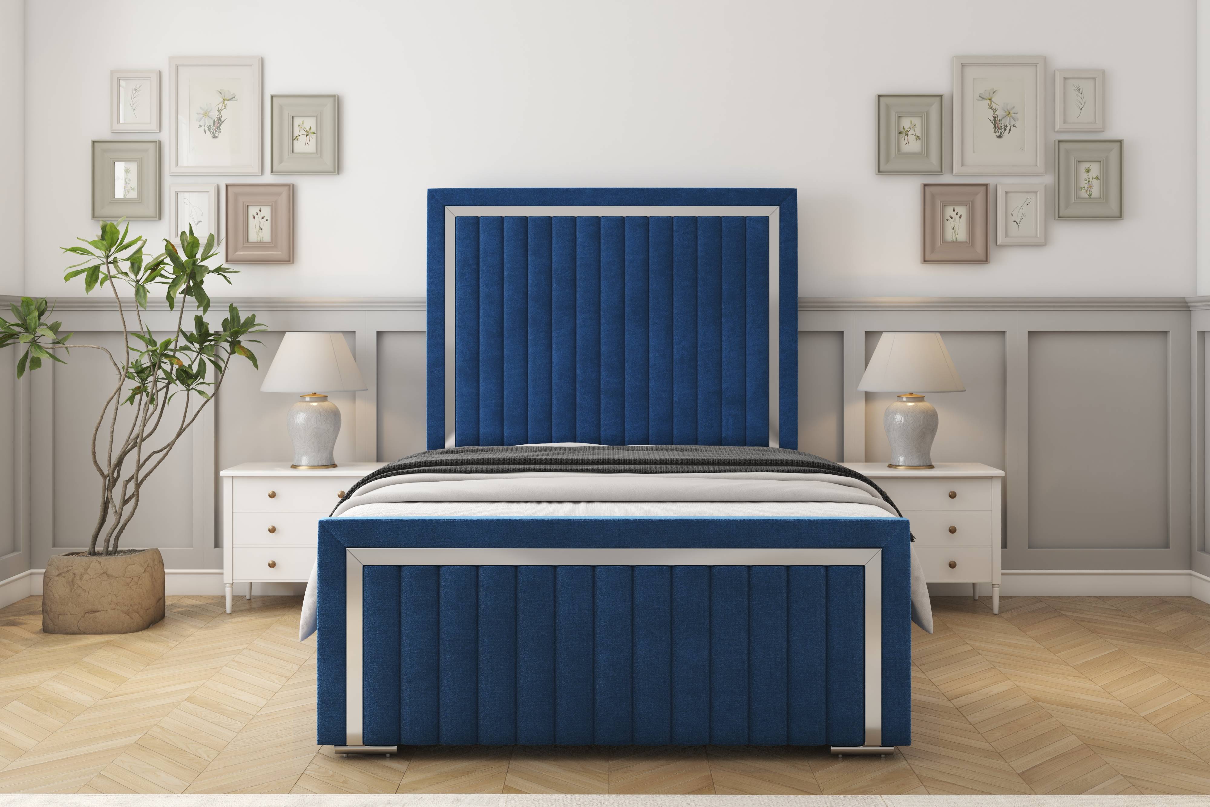 Boston Chrome Bed frame