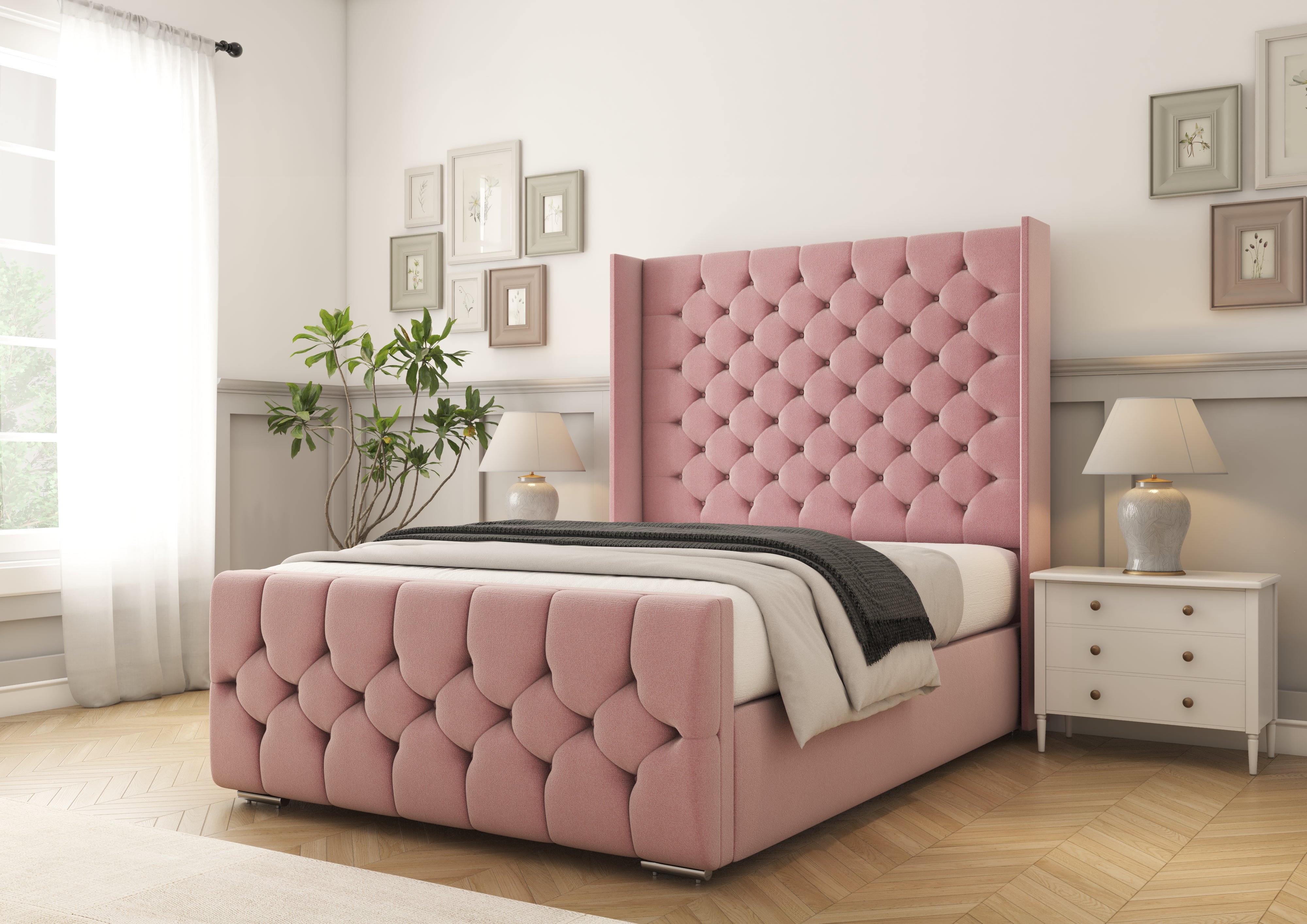 Monte Carlo bed frame