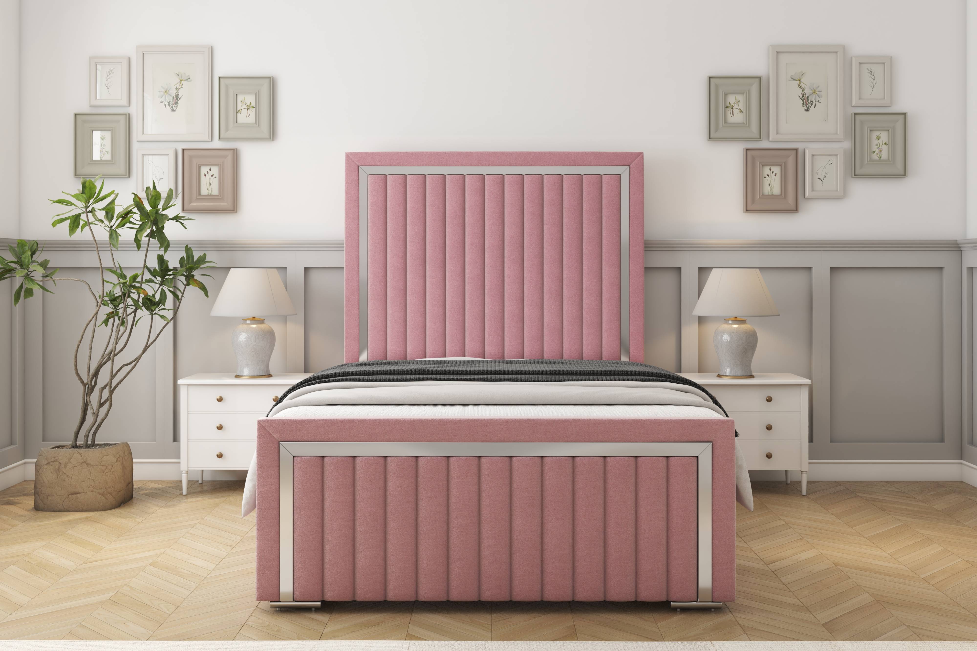 Boston Chrome Bed frame