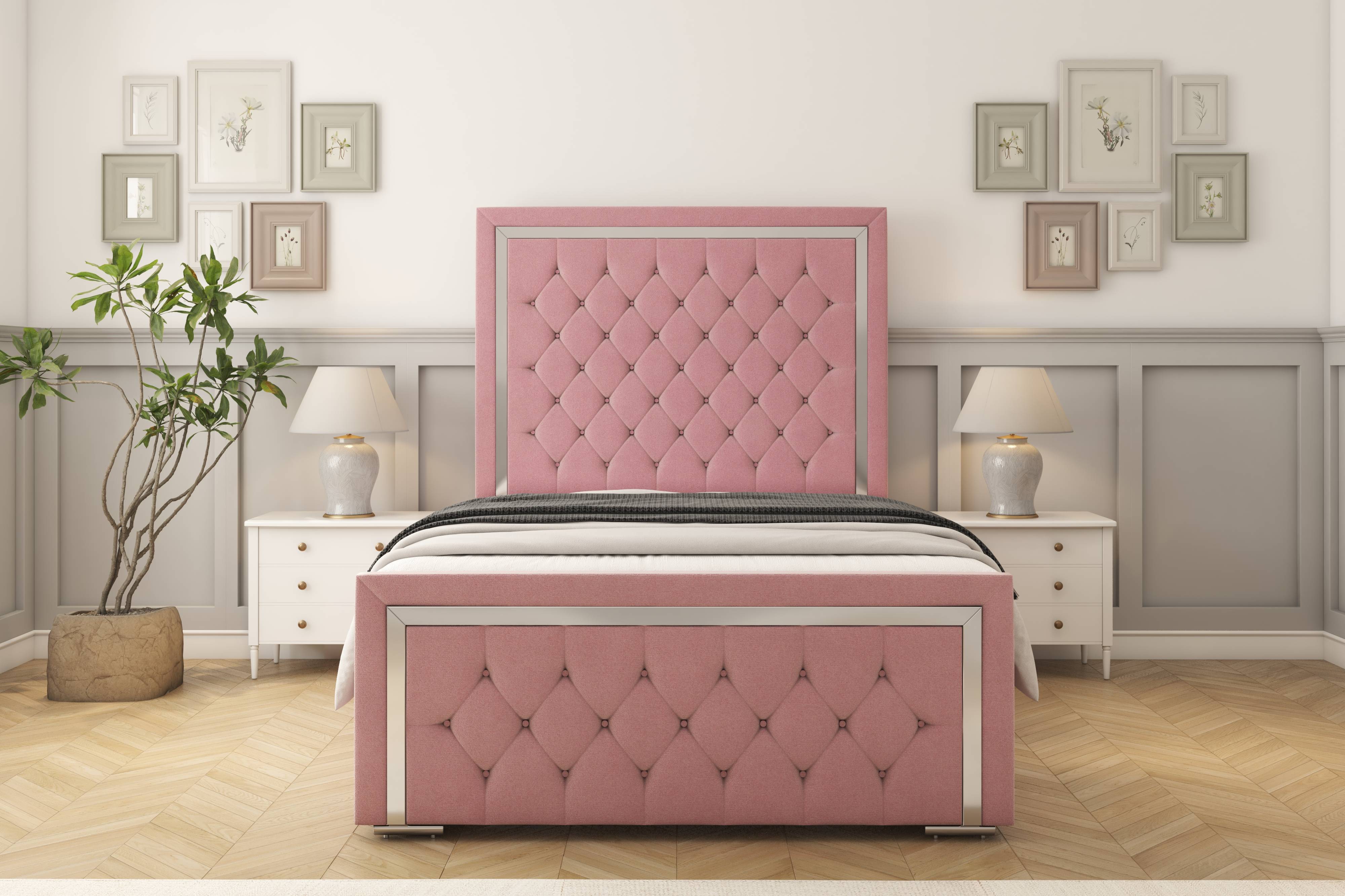 Sofia Chrome Bed frame
