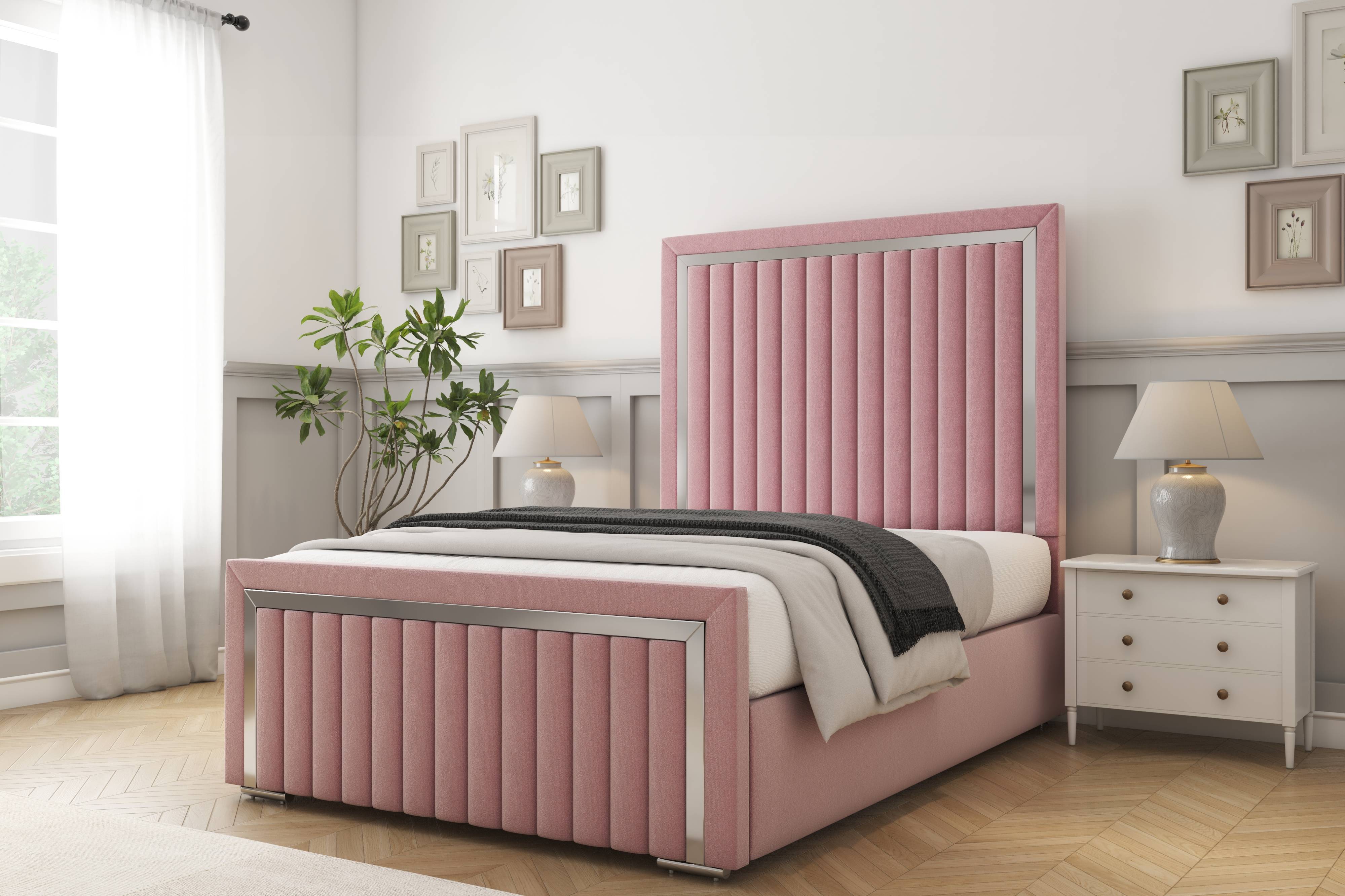 Boston Chrome Bed frame