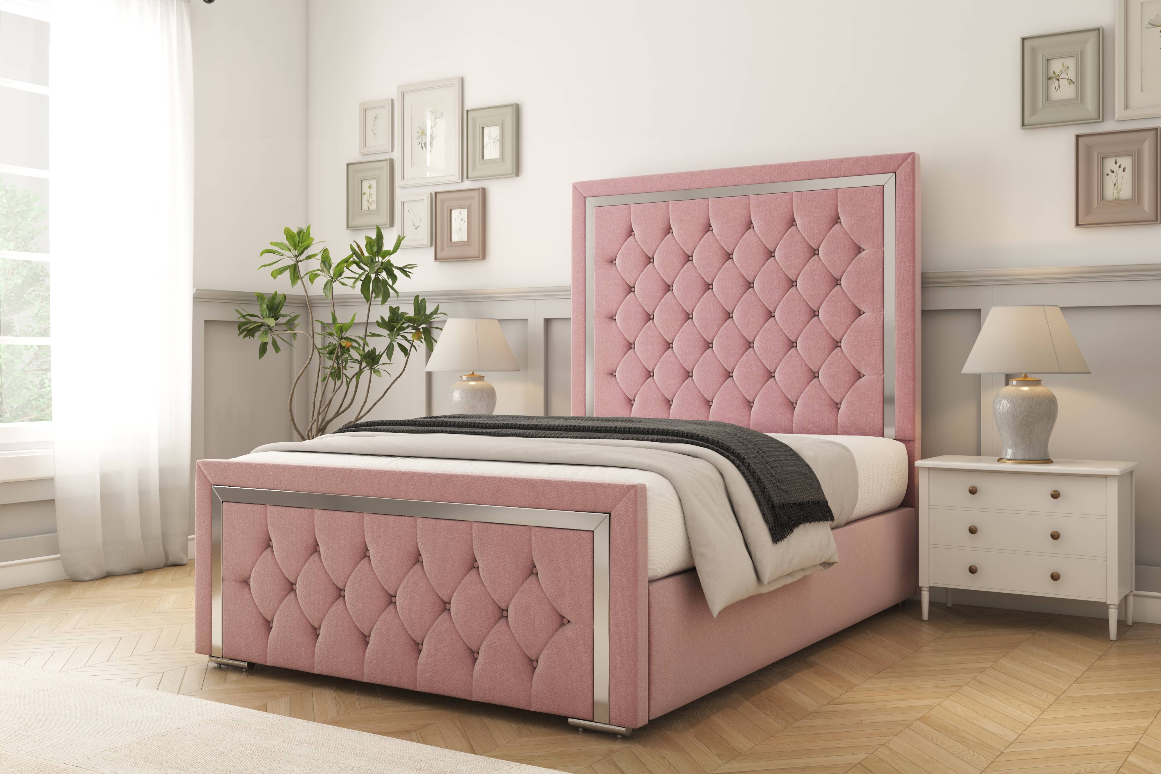 Sofia Chrome Bed frame