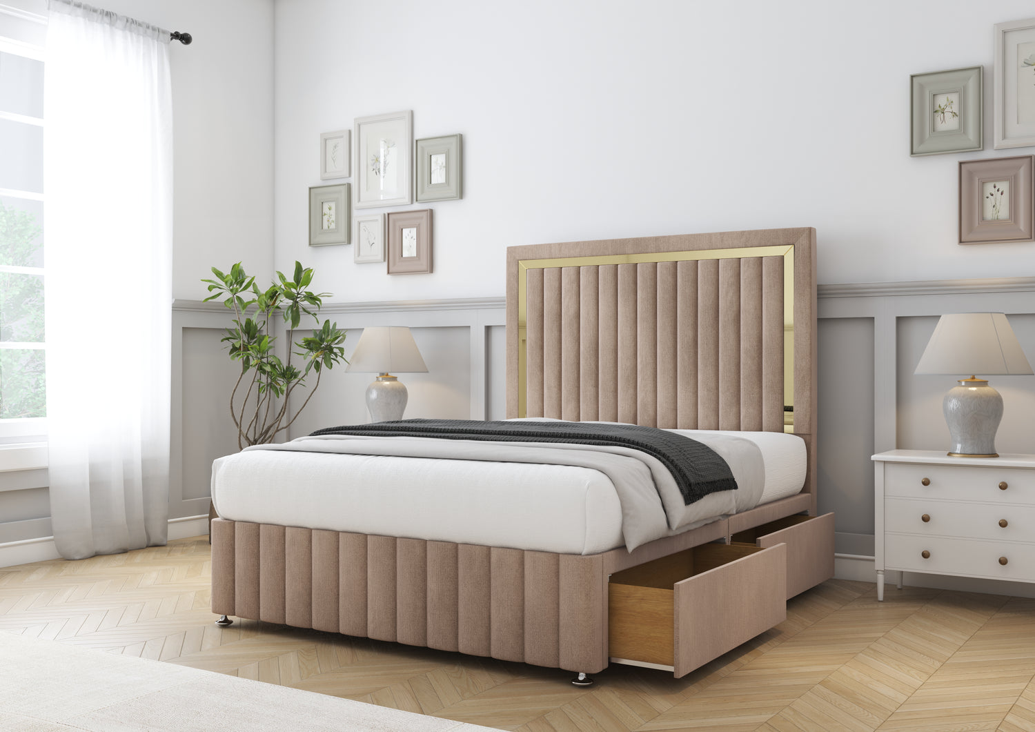 Boston Gold Divan Bed