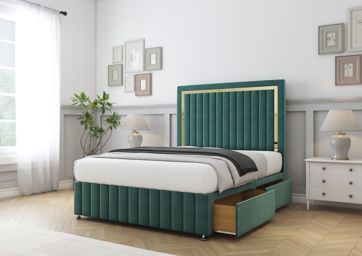 Boston Gold Divan Bed