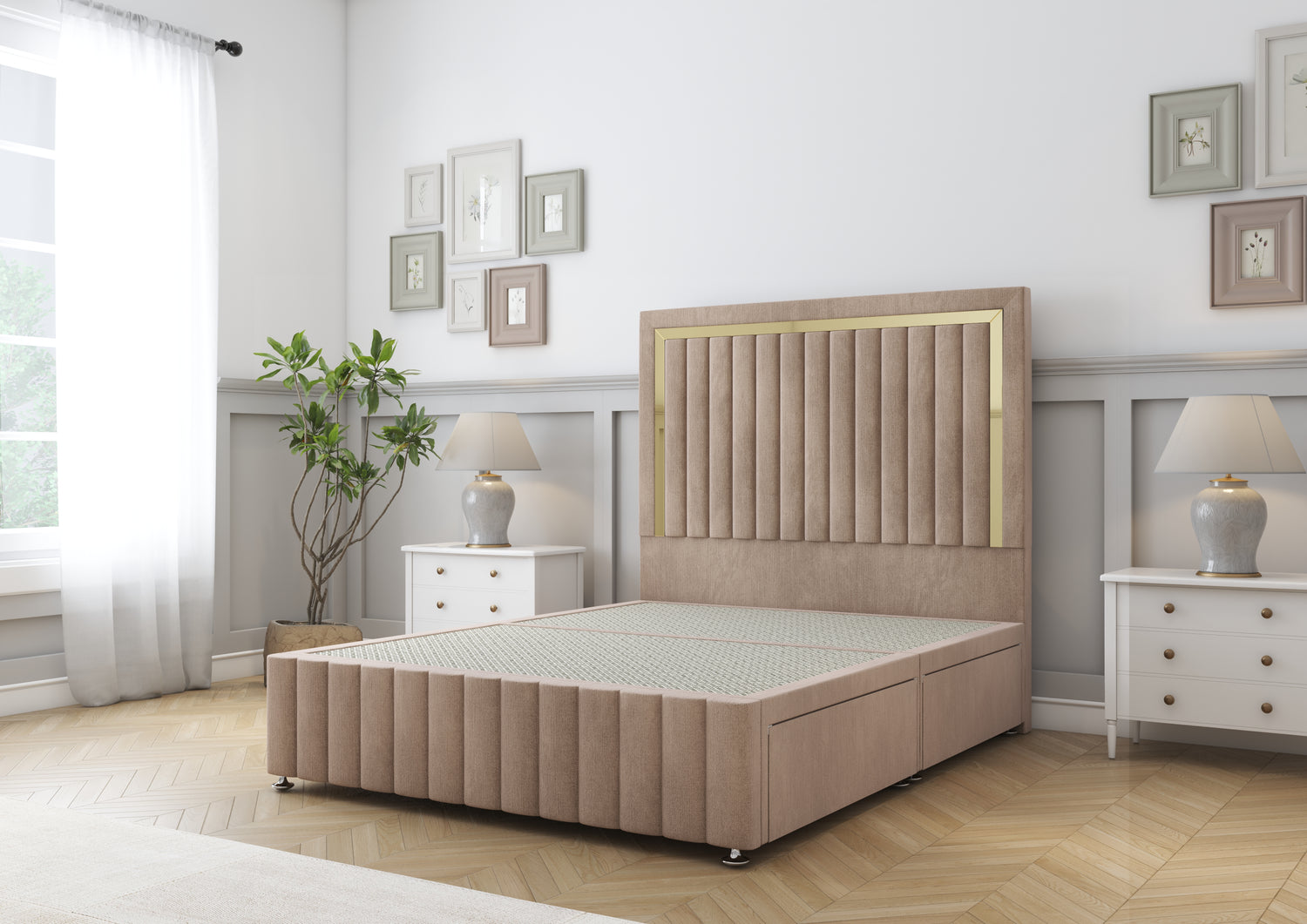 Boston Gold Divan Bed