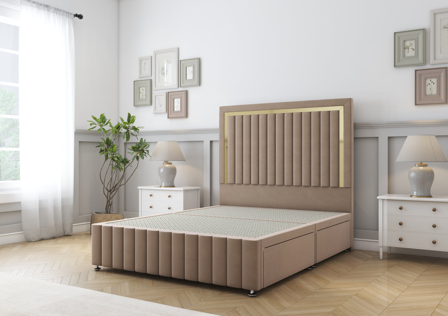 Boston Gold Divan Bed