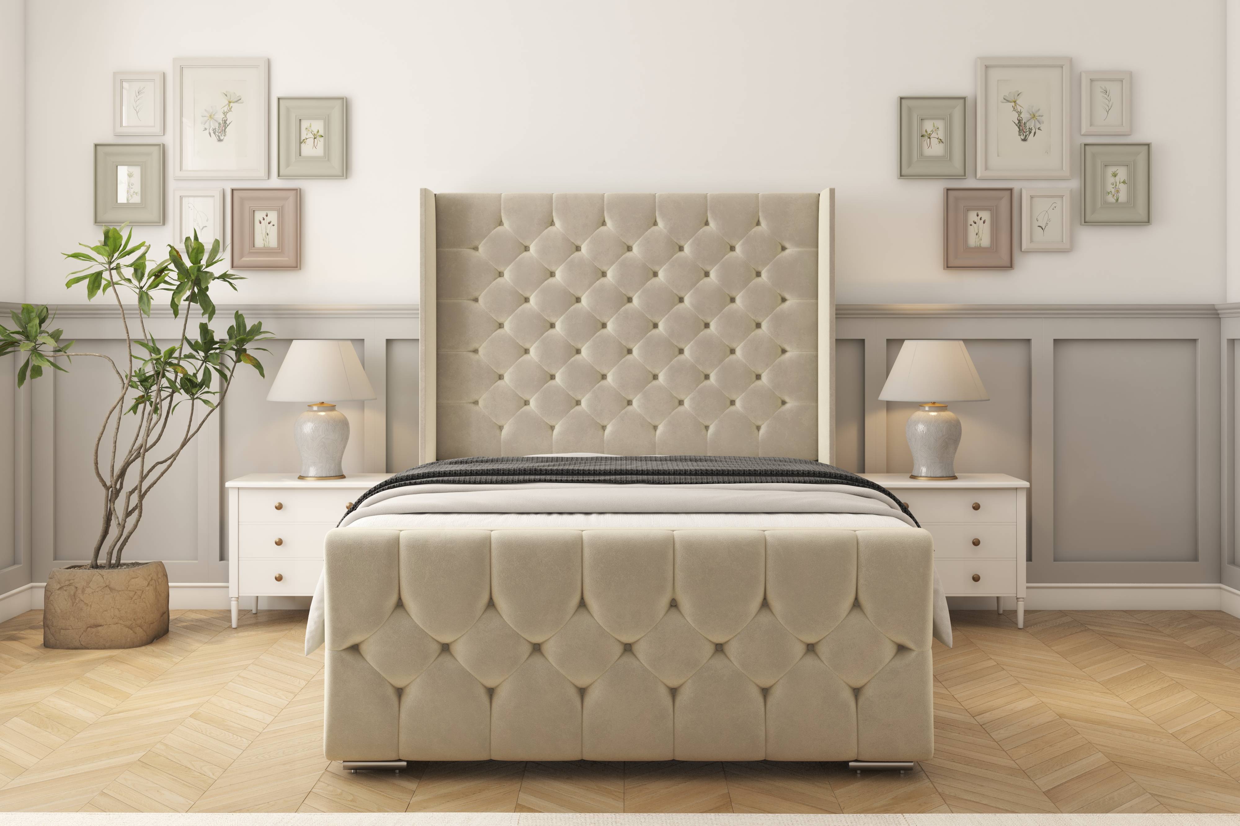 Monte Carlo bed frame