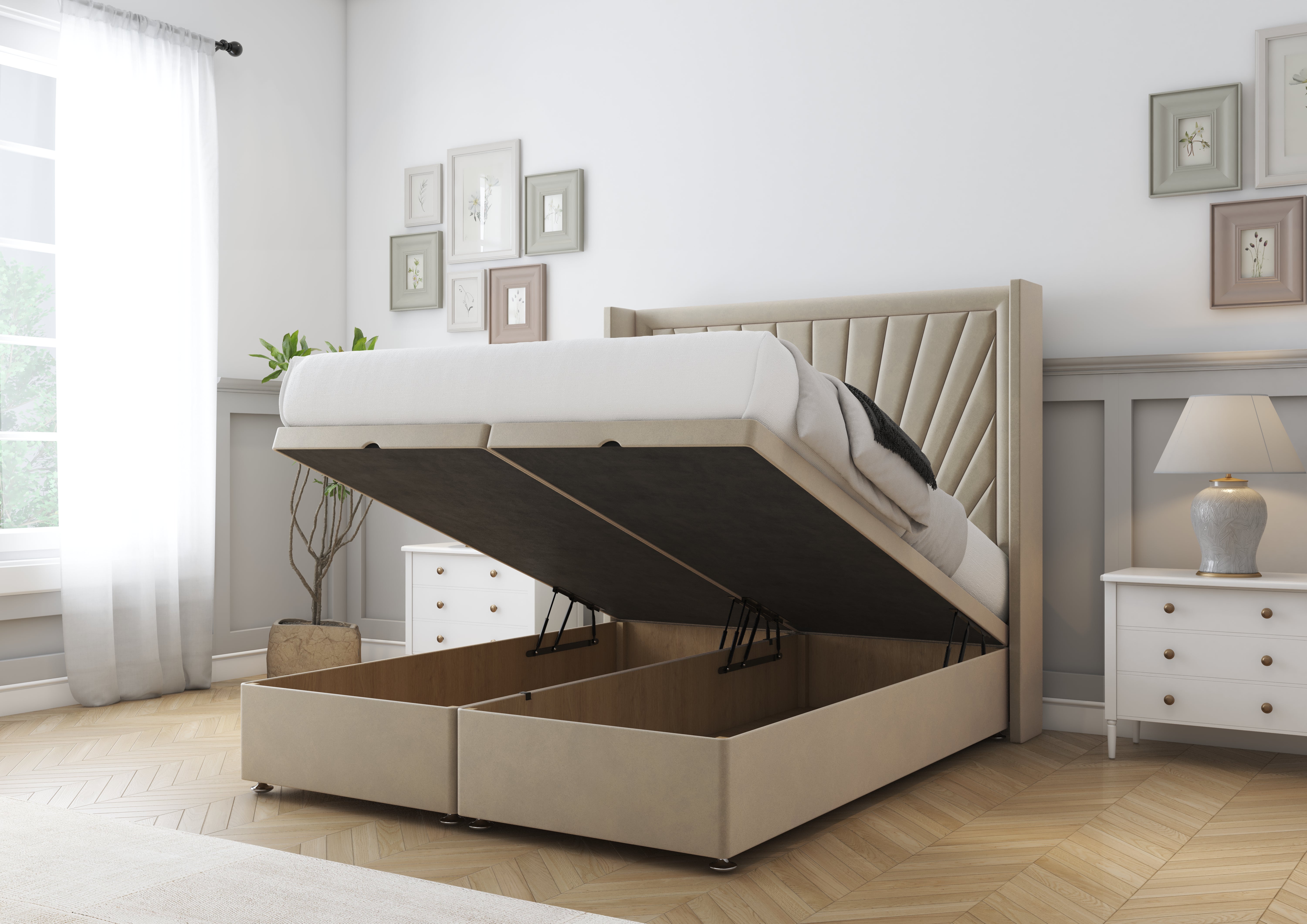 Sunrise Ottoman Bed
