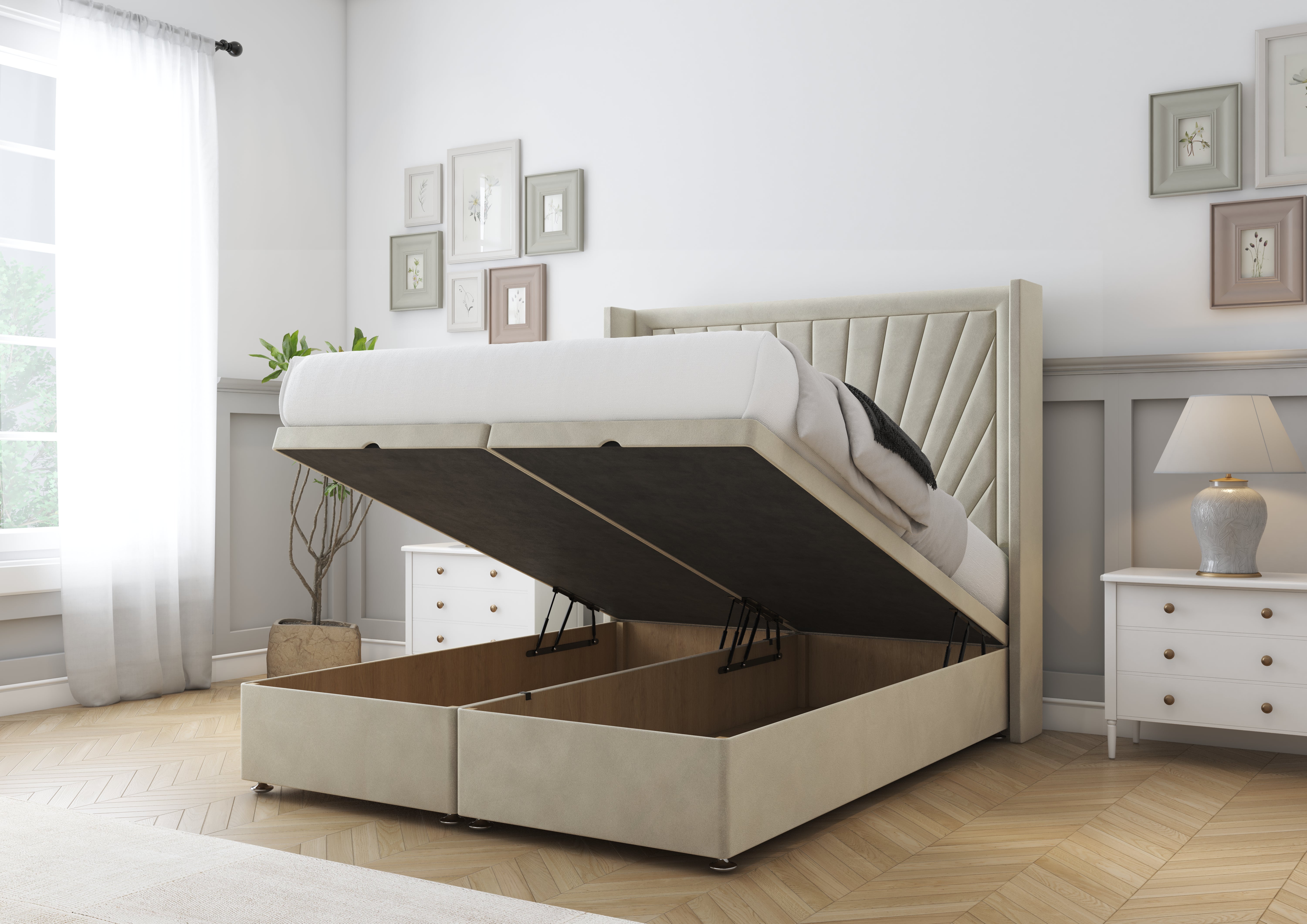 Sunrise Ottoman Bed
