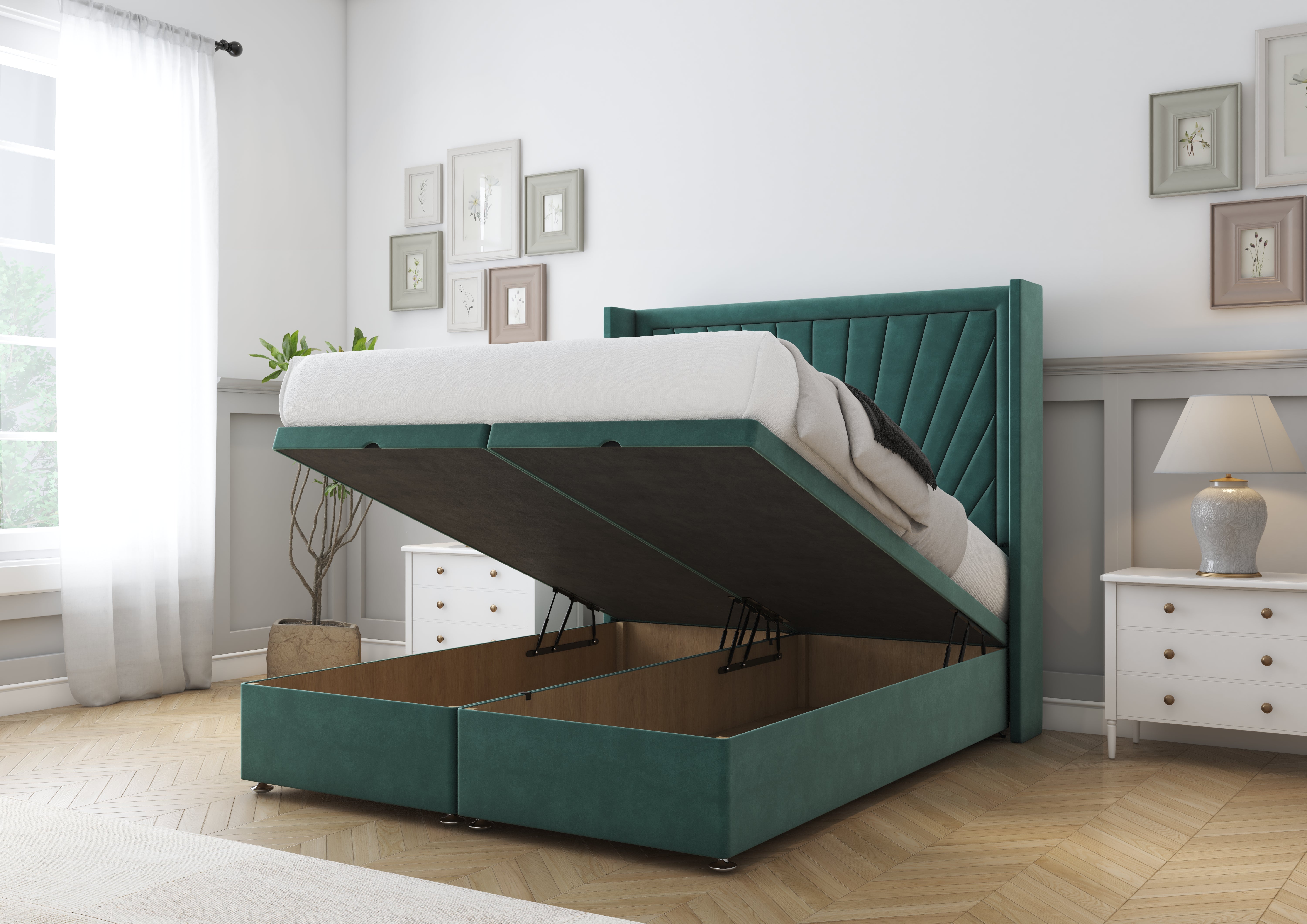 Sunrise Ottoman Bed