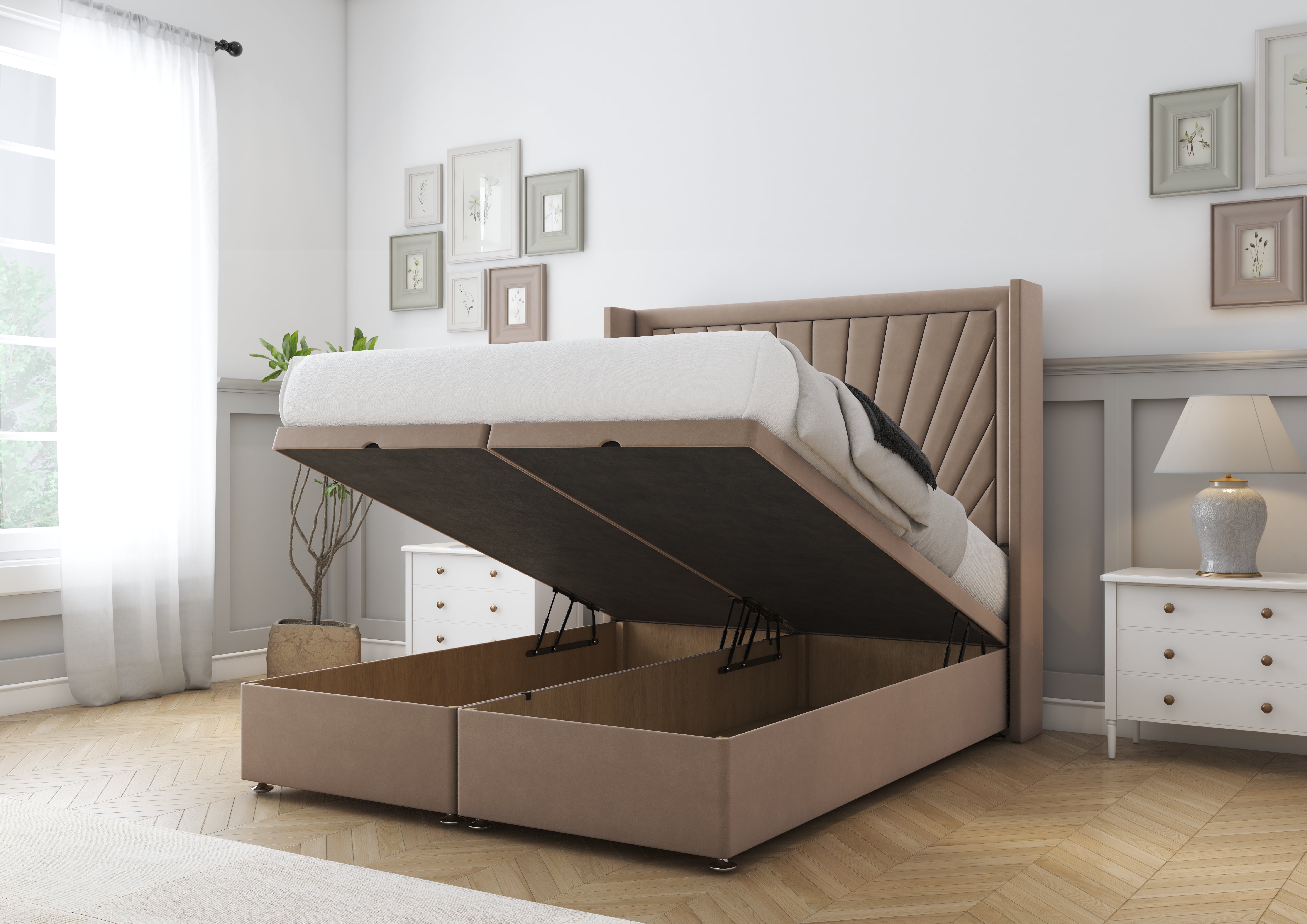 Sunrise Ottoman Bed