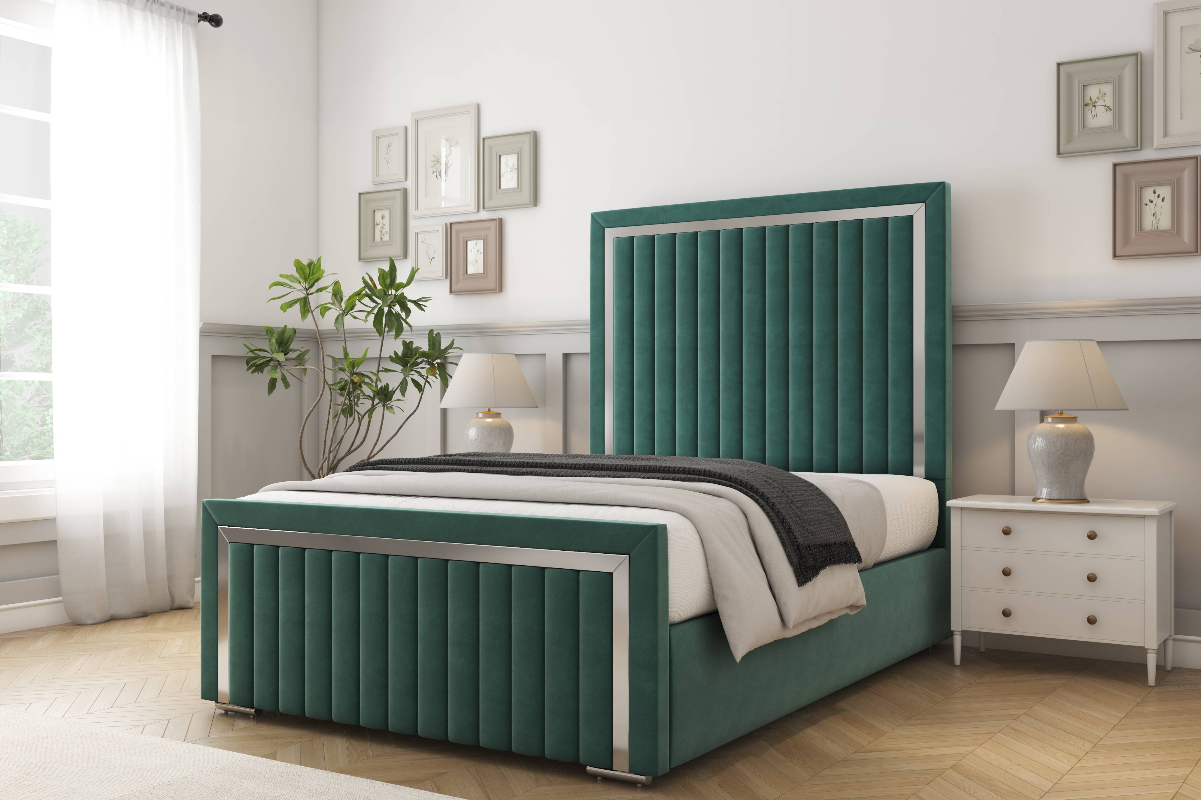 Boston Chrome Bed frame