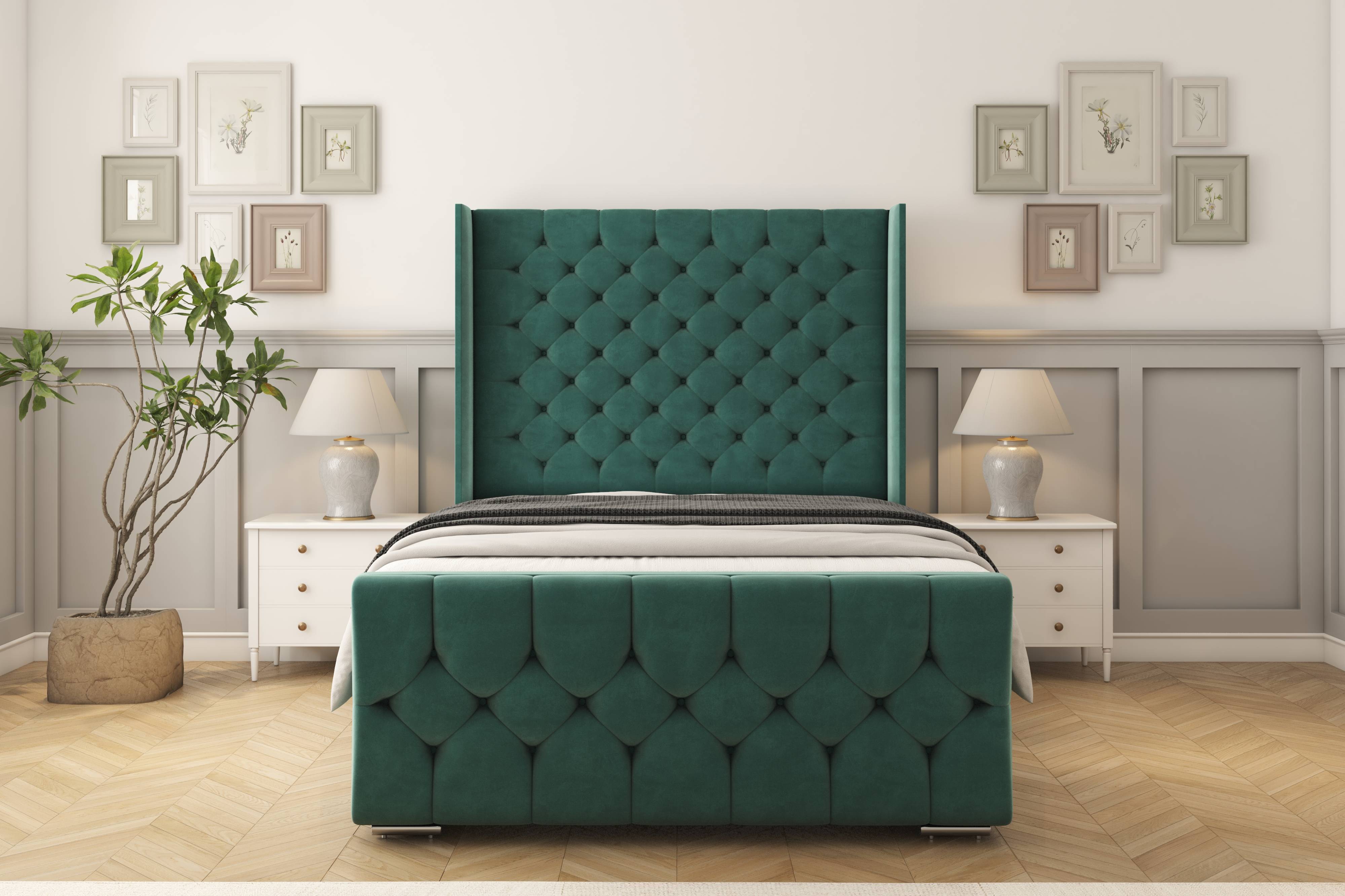 Monte Carlo bed frame