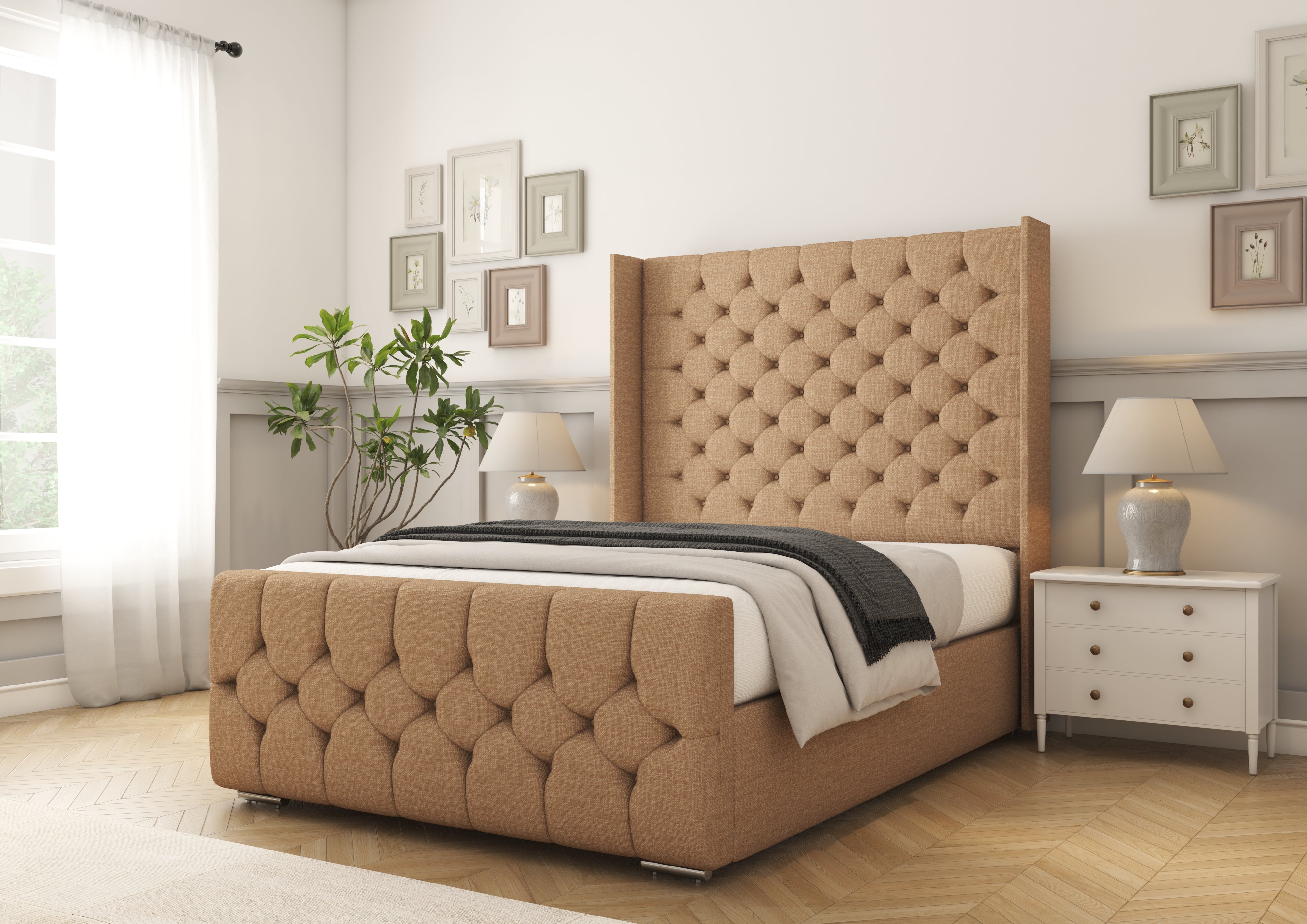 Monte Carlo bed frame