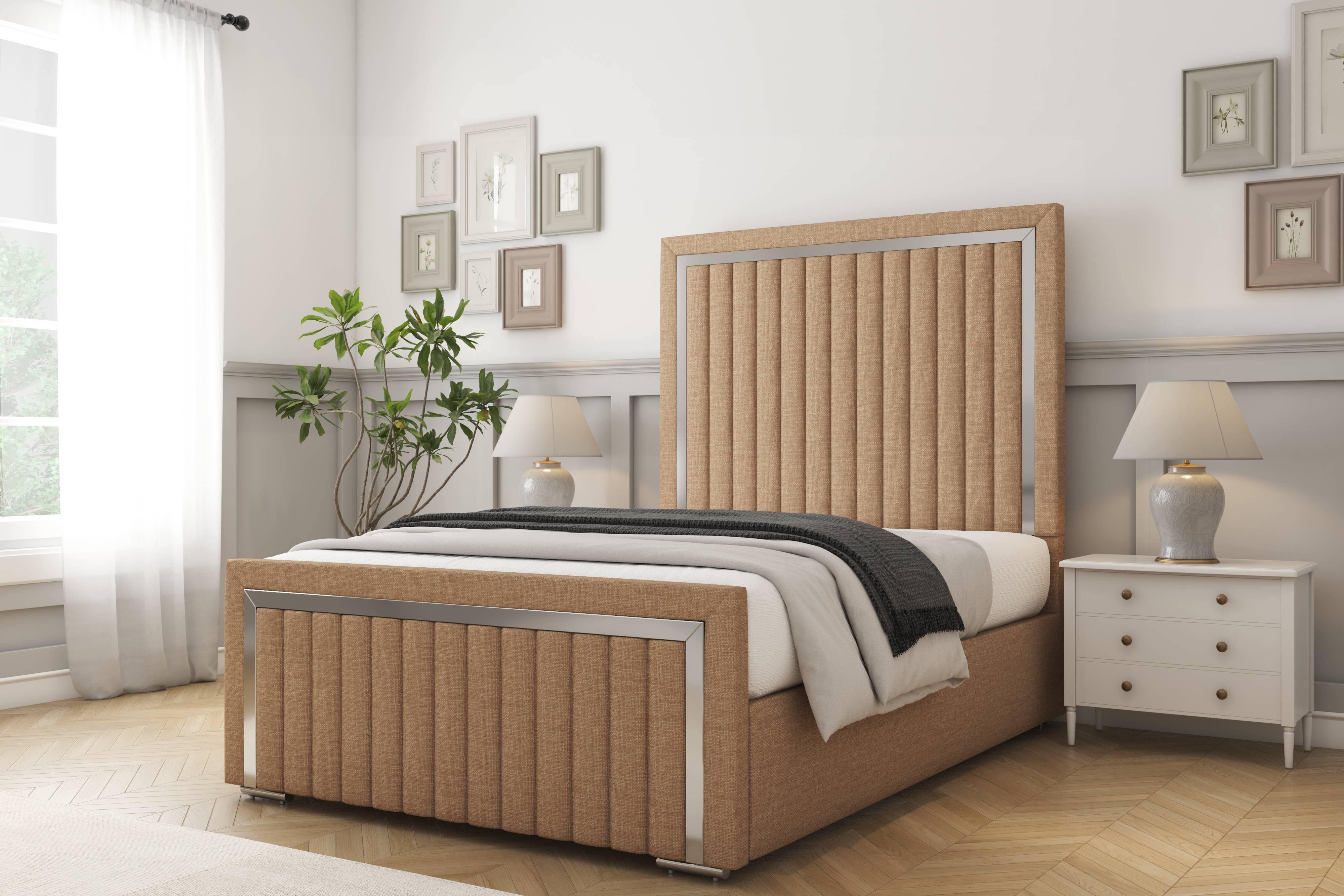 Boston Chrome Bed frame
