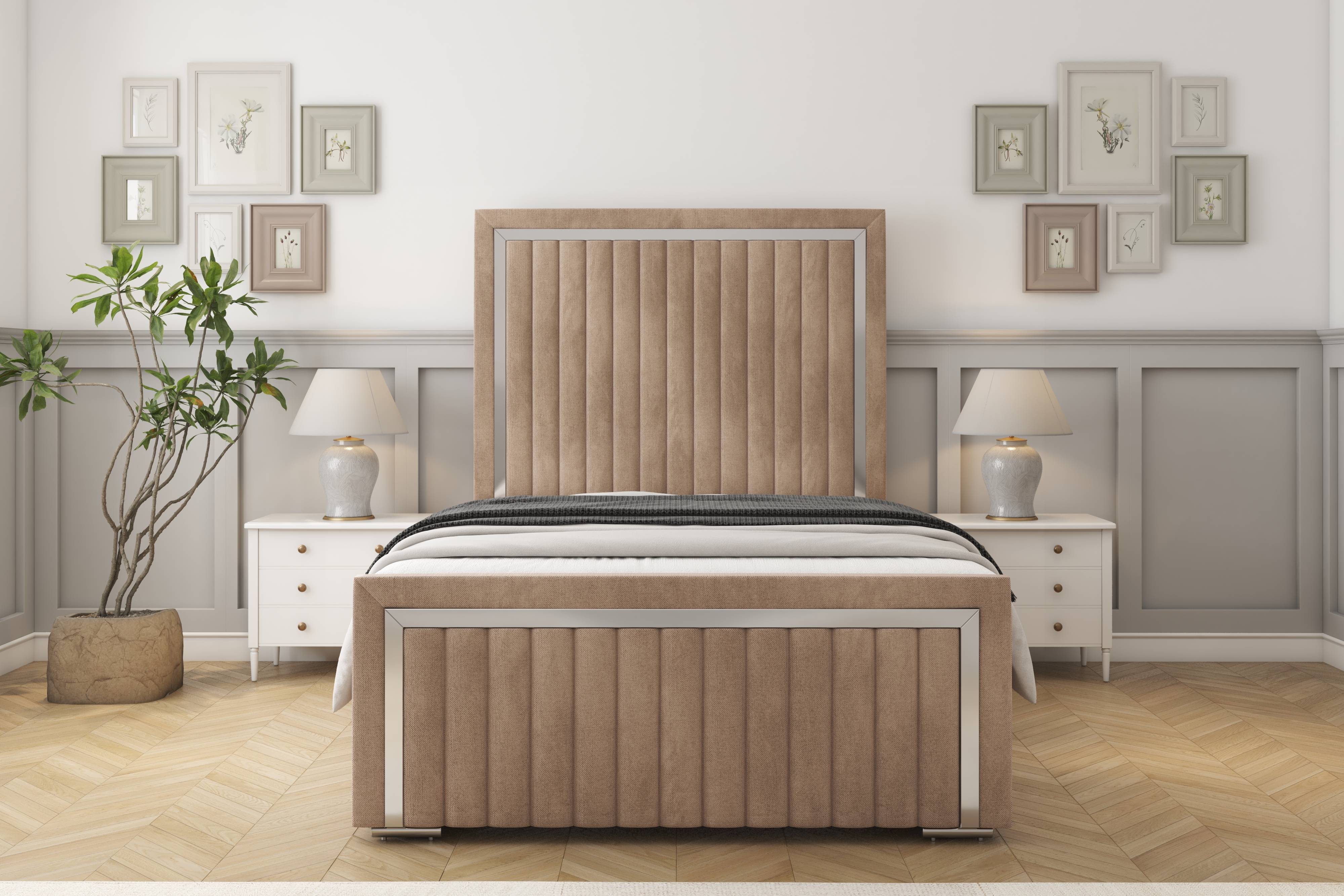 Boston Chrome Bed frame