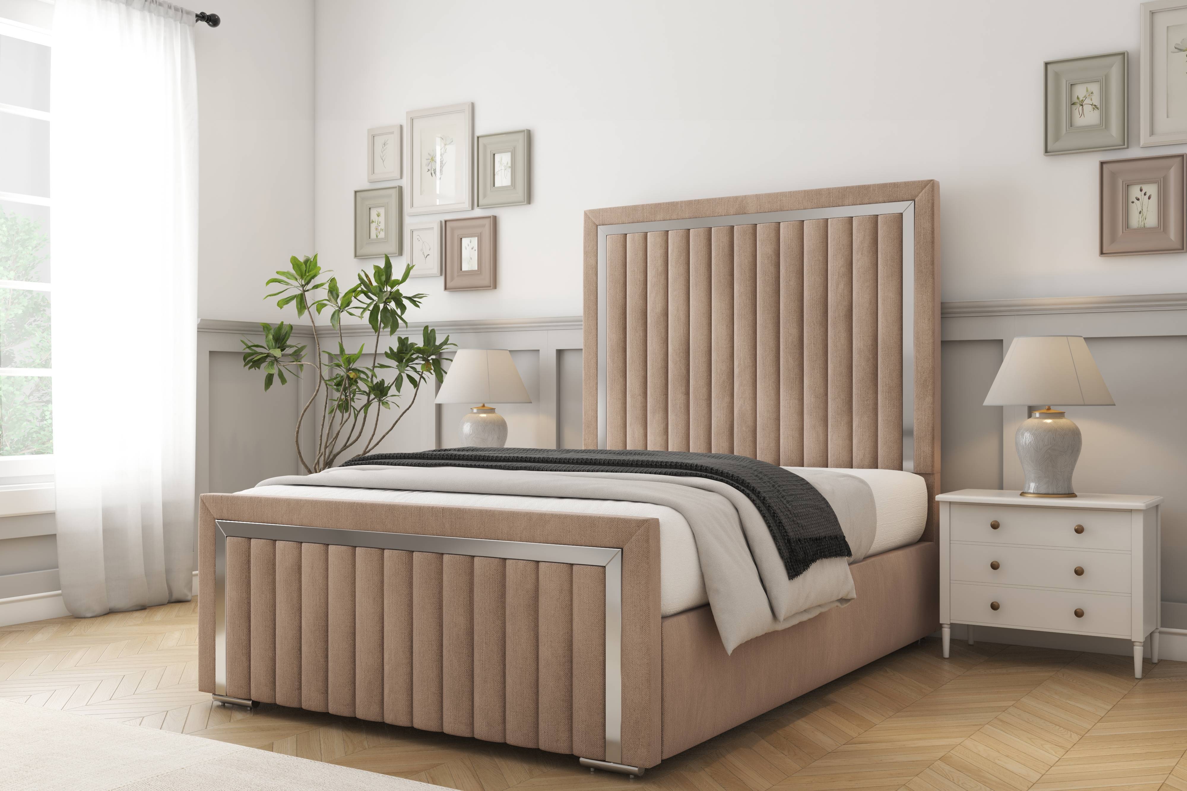 Boston Chrome Bed frame