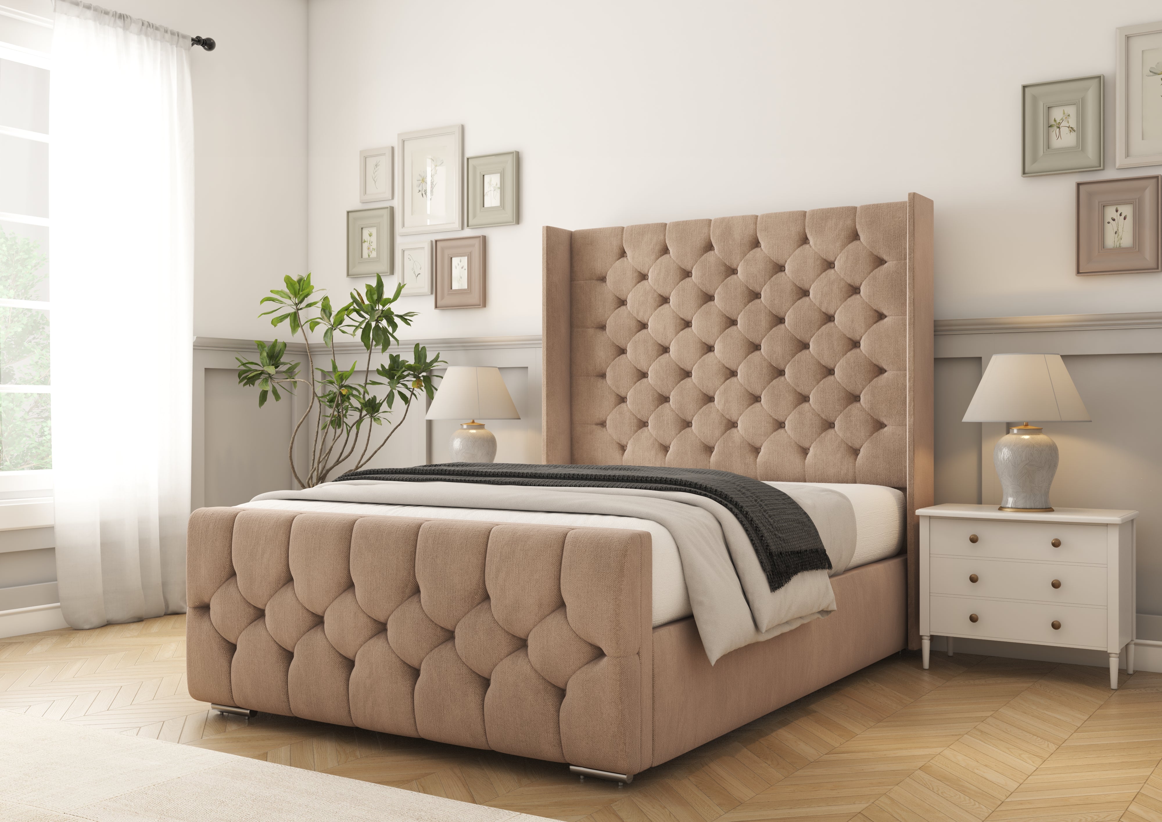 Monte Carlo bed frame
