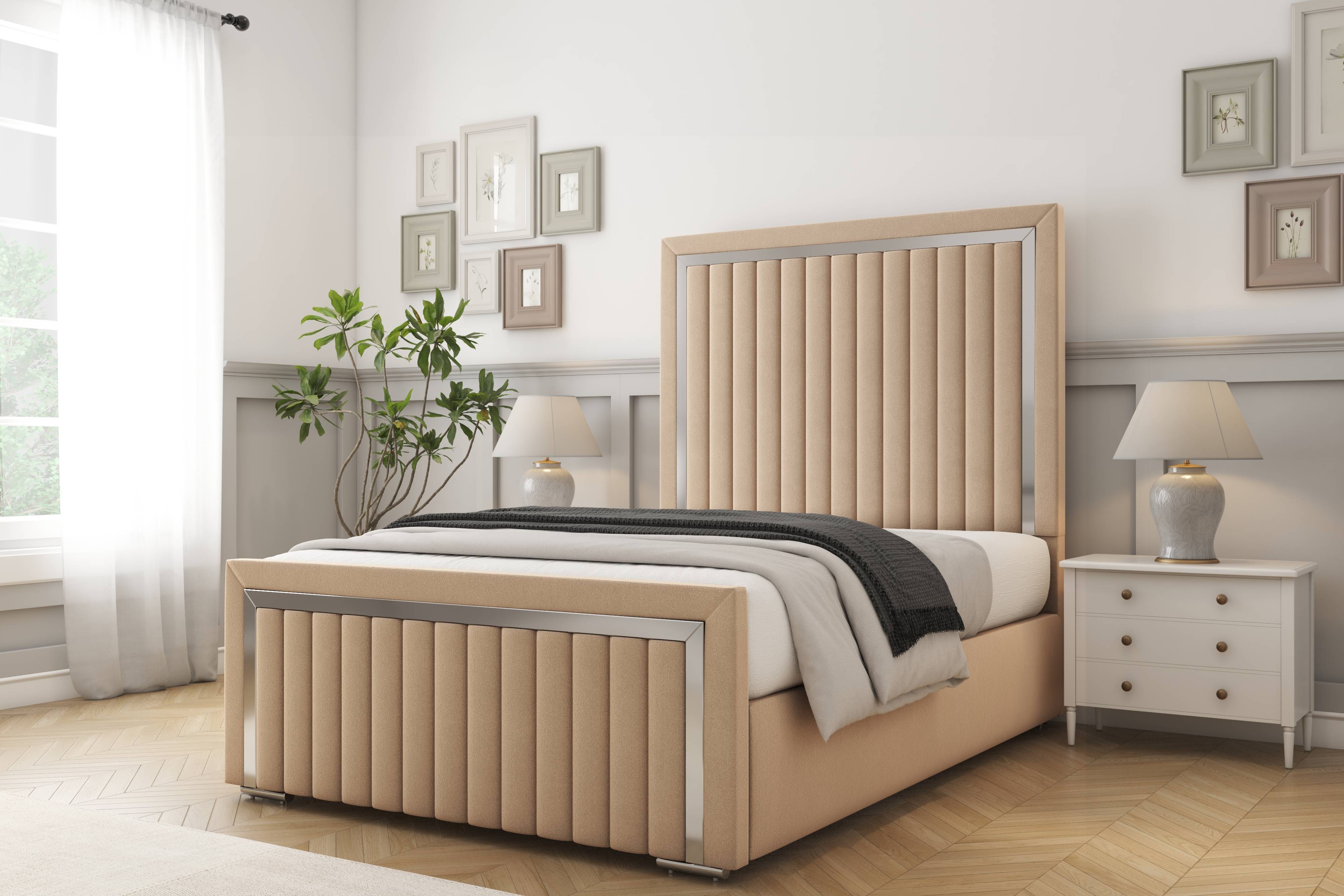 Boston Chrome Bed frame