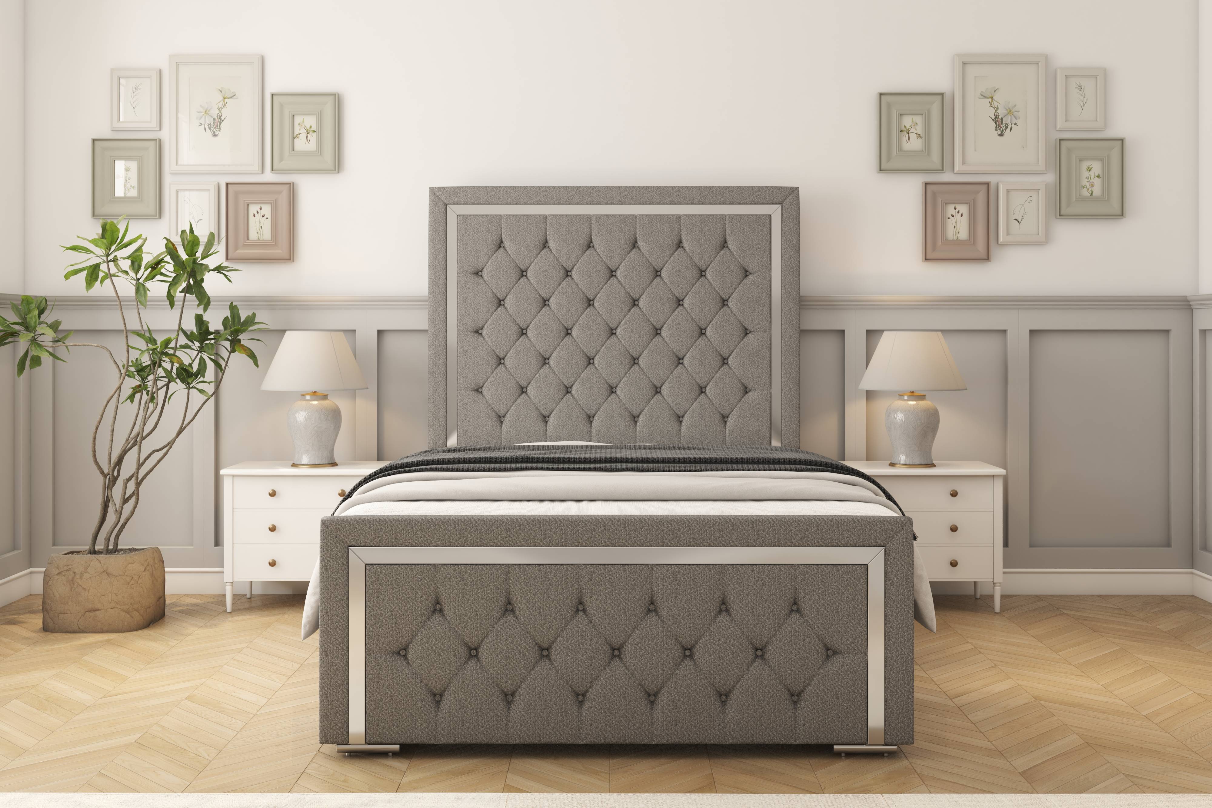 Sofia Chrome Bed frame