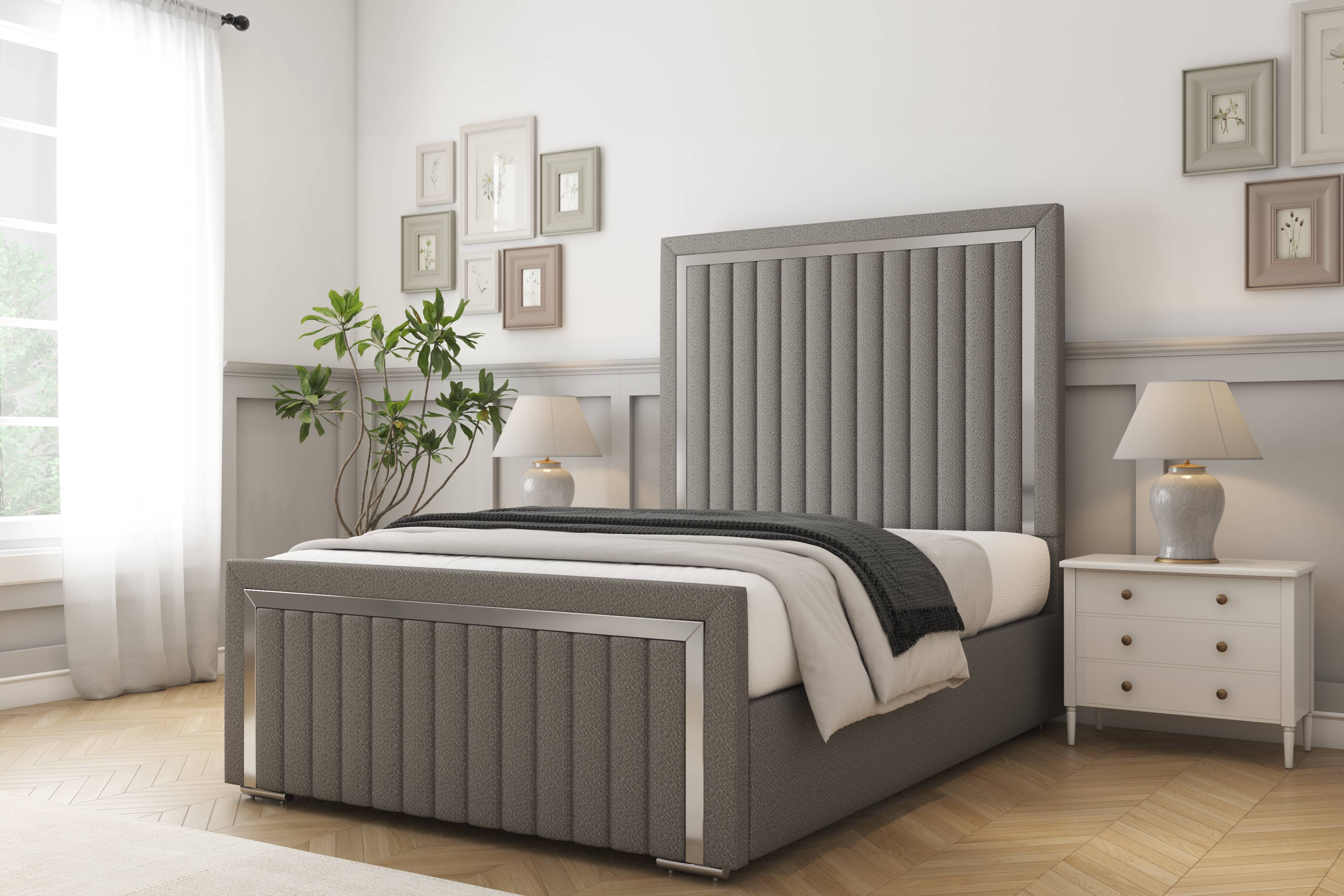 Boston Chrome Bed frame