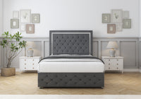 Sofia Chrome Divan Bed