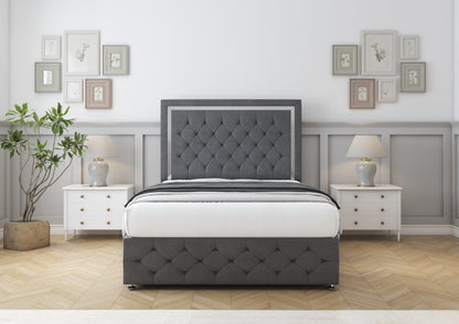 Sofia Chrome Divan Bed