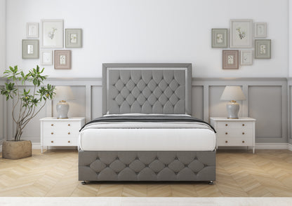 Sofia Chrome Divan Bed