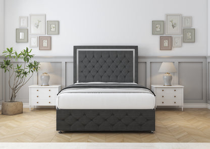 Sofia Chrome Divan Bed